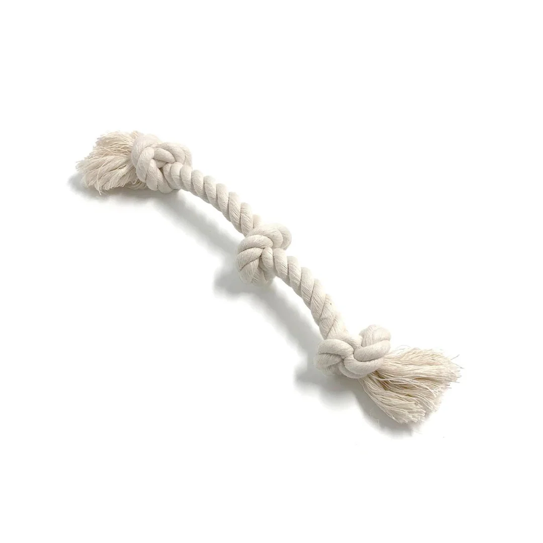 100% Organic Cotton Rope Dog Toy - 5 Sizes - Image 2