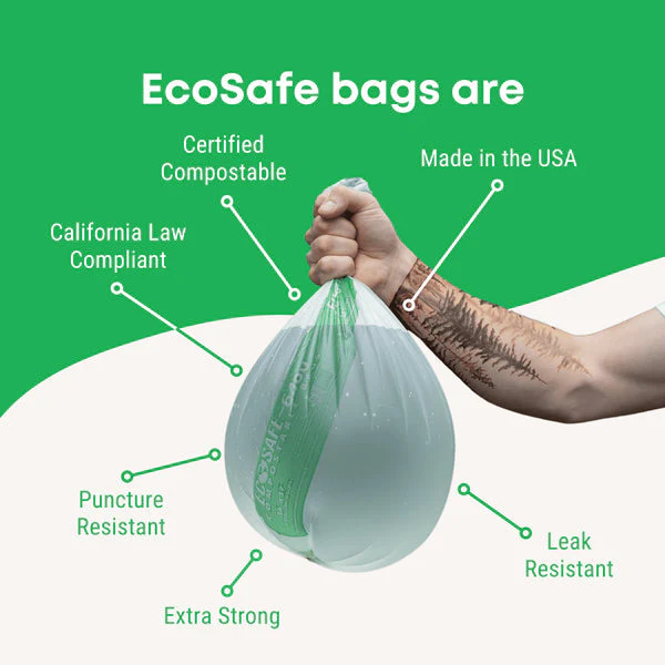 35x50" COMPOSTABLE BIN LINER, 0.85 MIL - Image 4