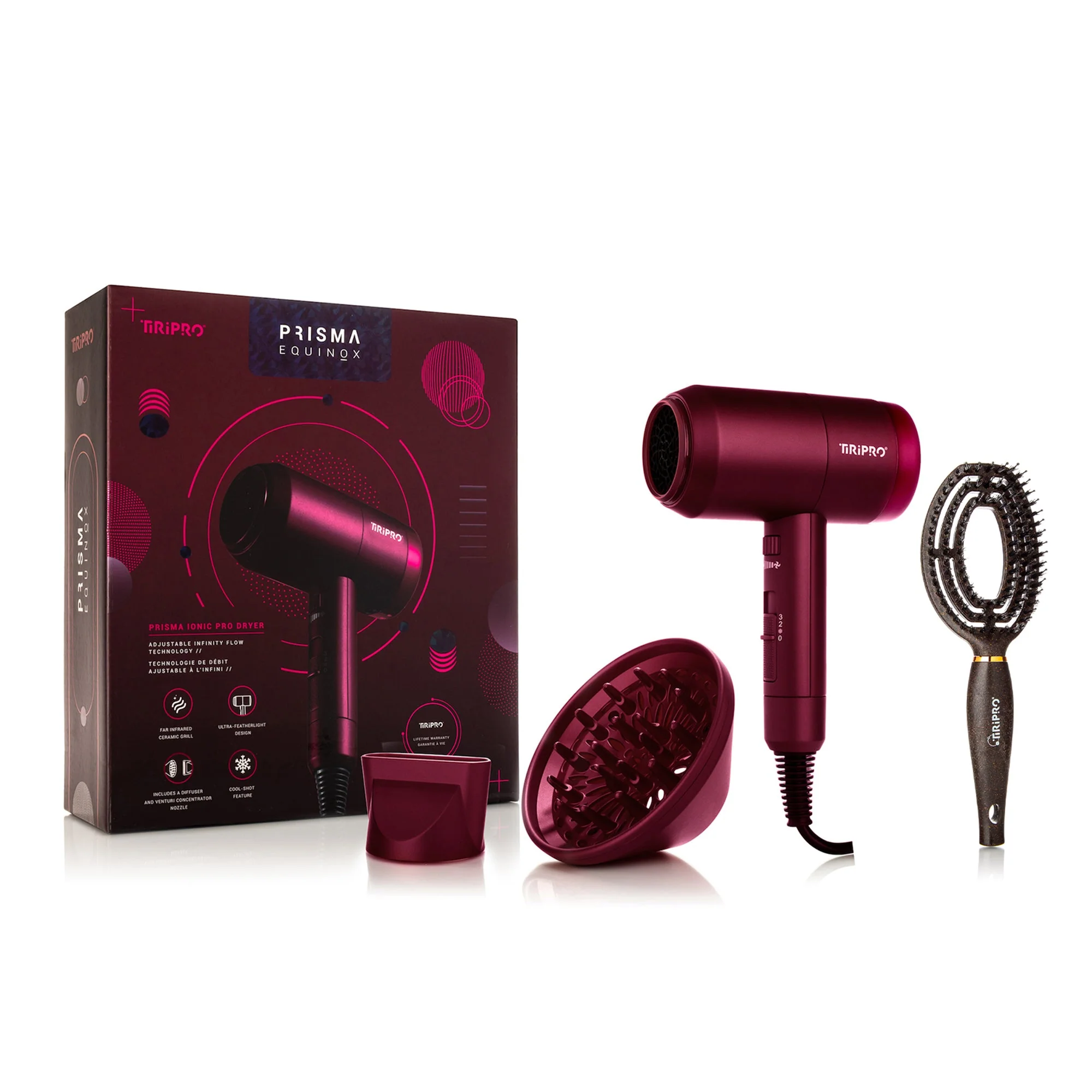 3pc Thermal Hair Brush & Pro Dryer Set (Attachments Included) - Image 10