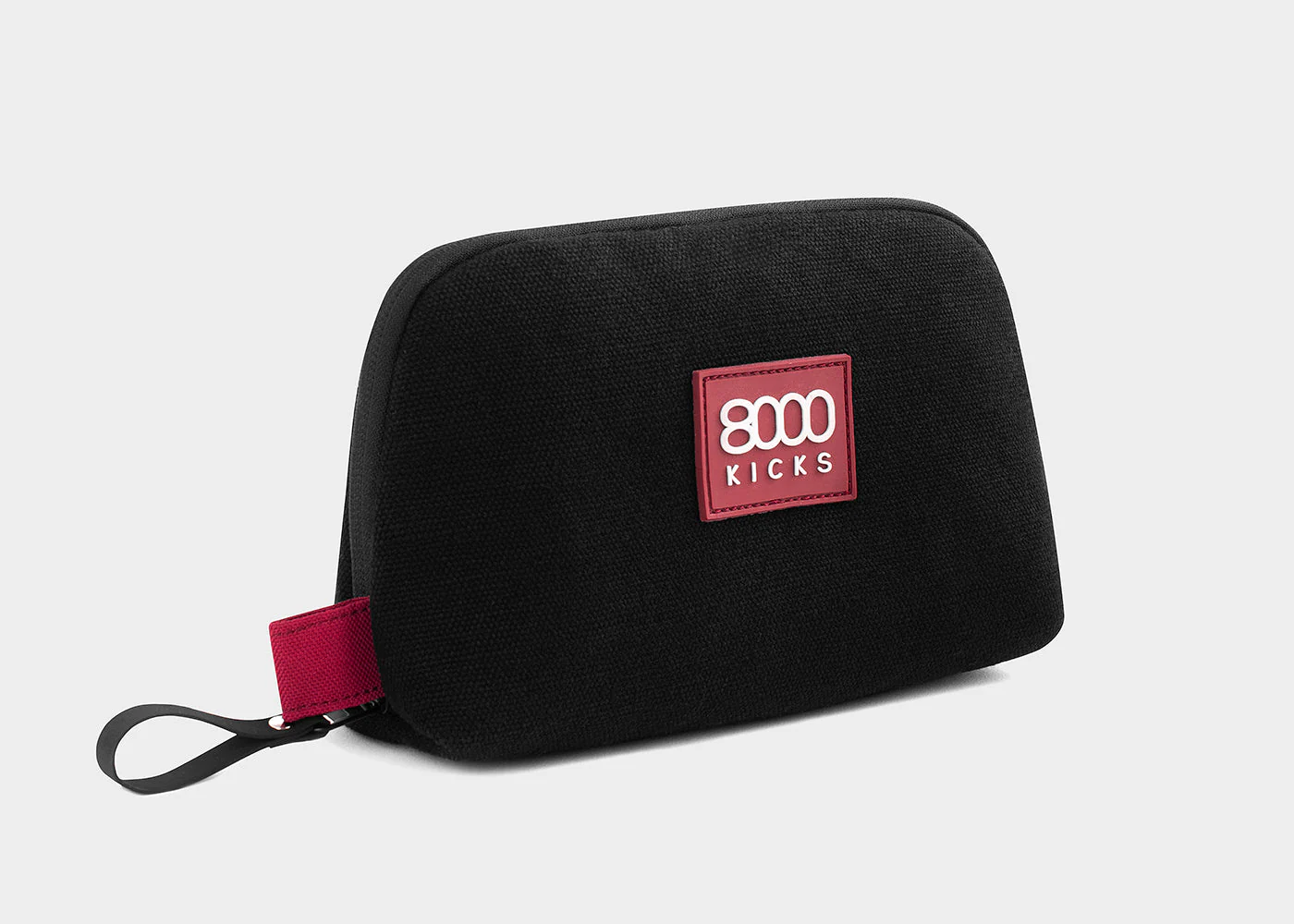 Accessory & Tech Pouch in black hemp - Image 2