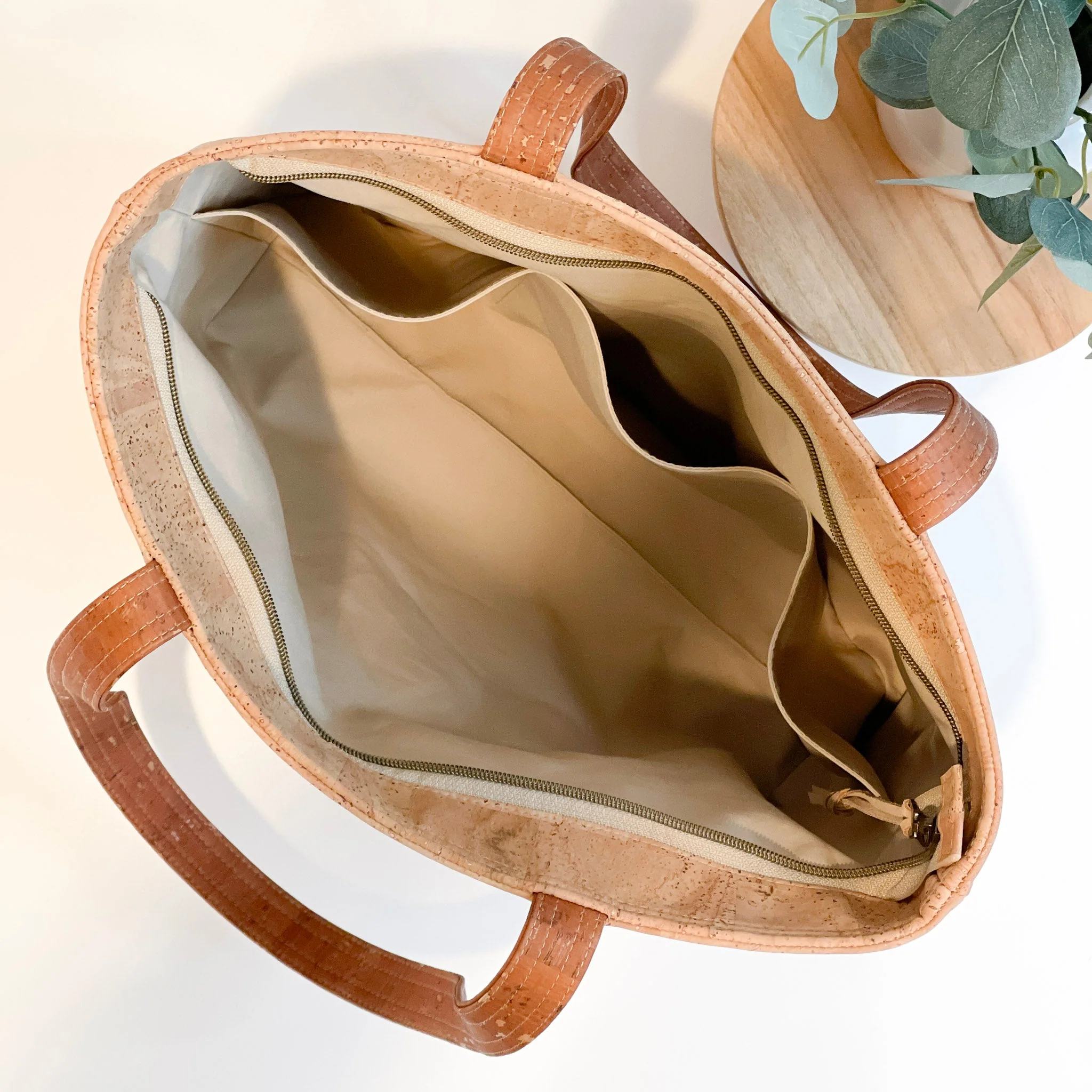 ADVOCATE zippered tote | SEPIA - Image 2