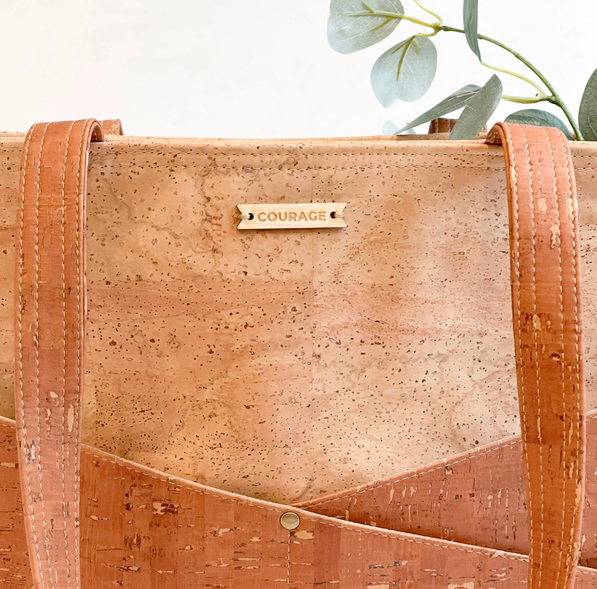 ADVOCATE zippered tote | SEPIA - Image 3