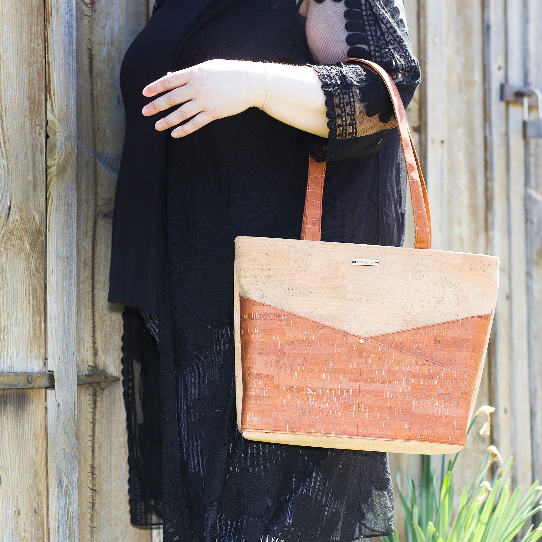 ADVOCATE zippered tote | SEPIA - Image 8