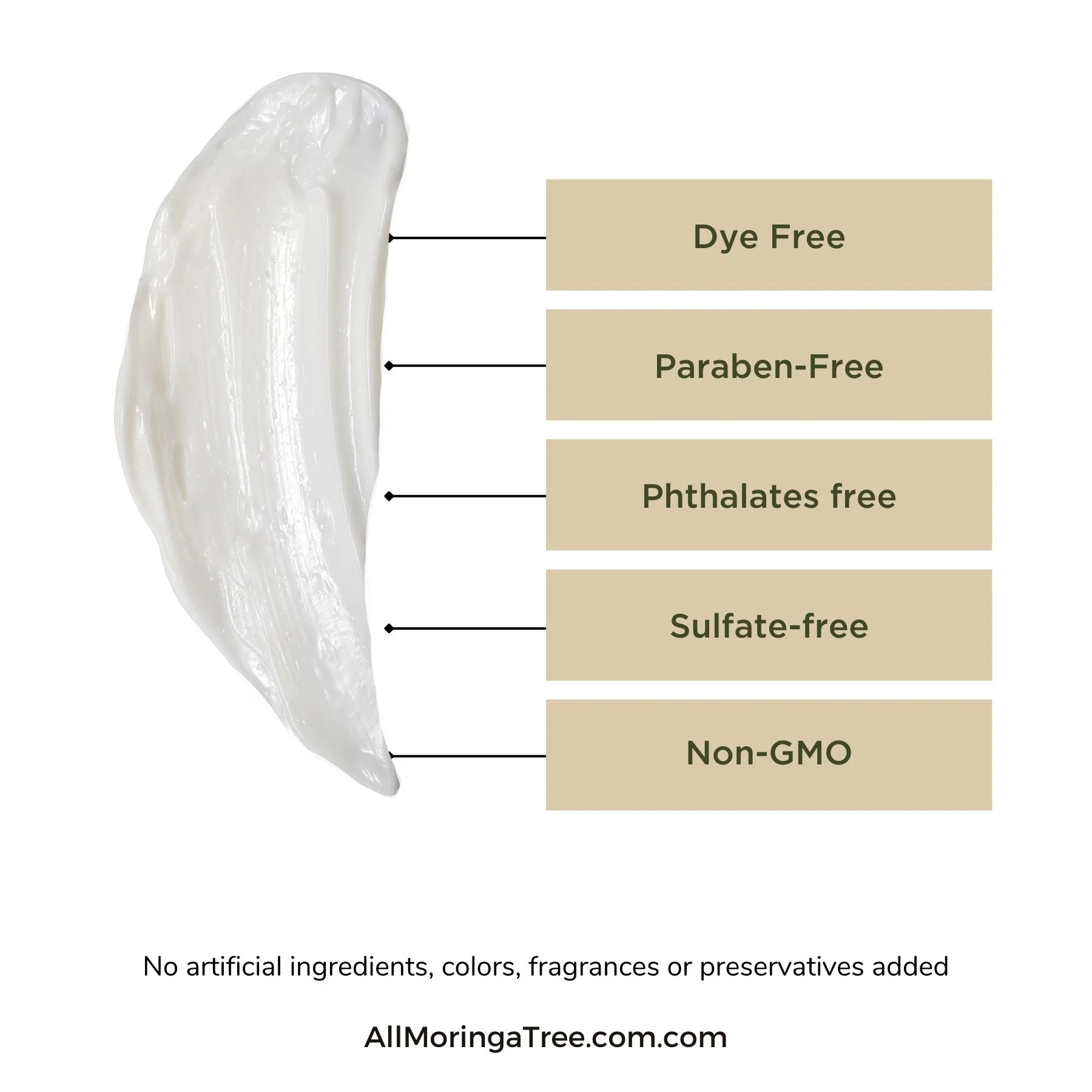 All Natural Moringa Hydrate and Nourish Face Cream for Sensitive Skin - Image 5