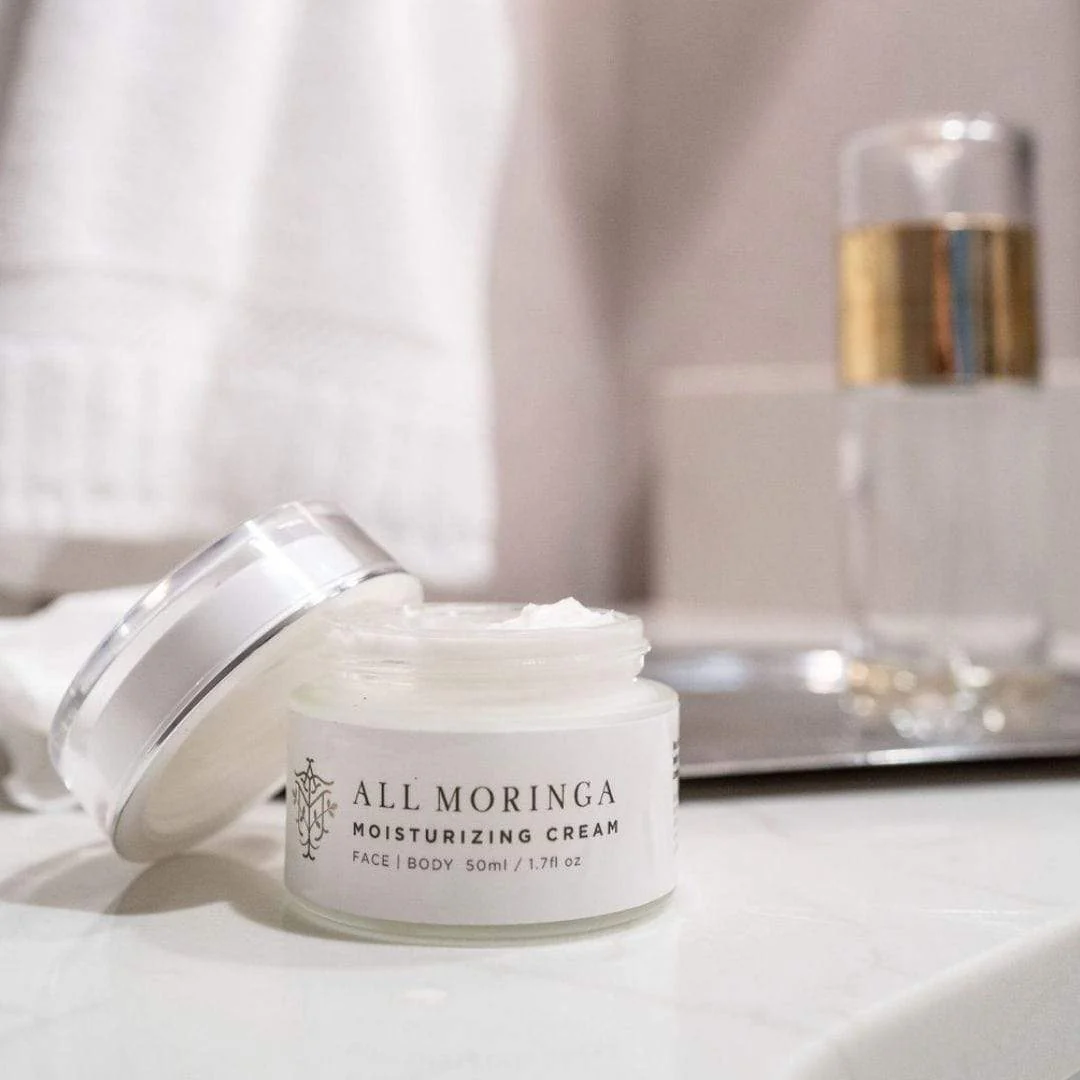 All Natural Moringa Hydrate and Nourish Face Cream for Sensitive Skin - Image 7
