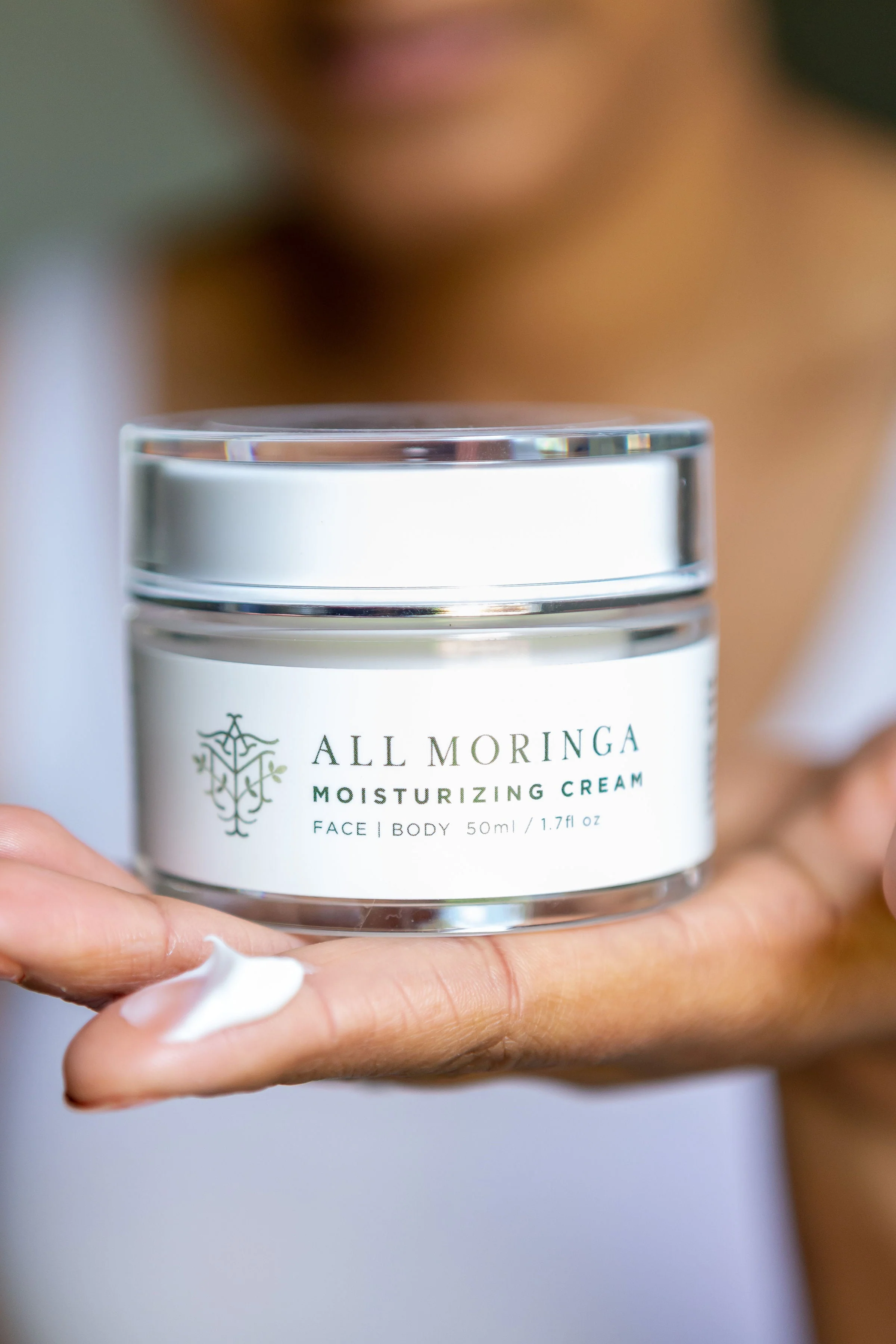 All Natural Moringa Hydrate and Nourish Face Cream for Sensitive Skin - Image 9