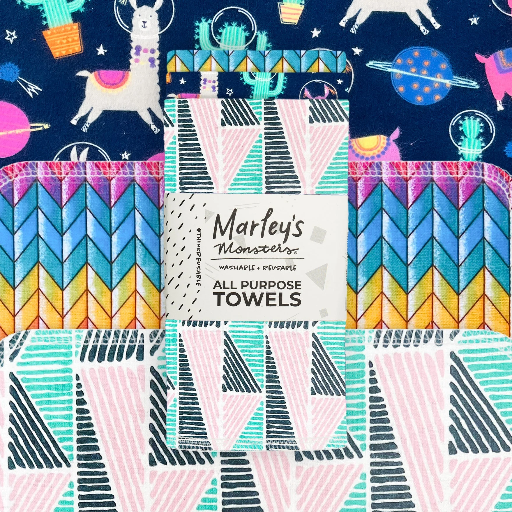 All-Purpose Towels: Mixed Prints 3 Count Pack - Image 33