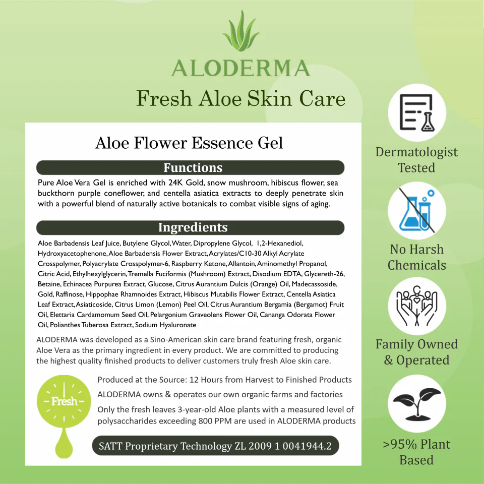 Aloe Flower Essence Gel - Image 8