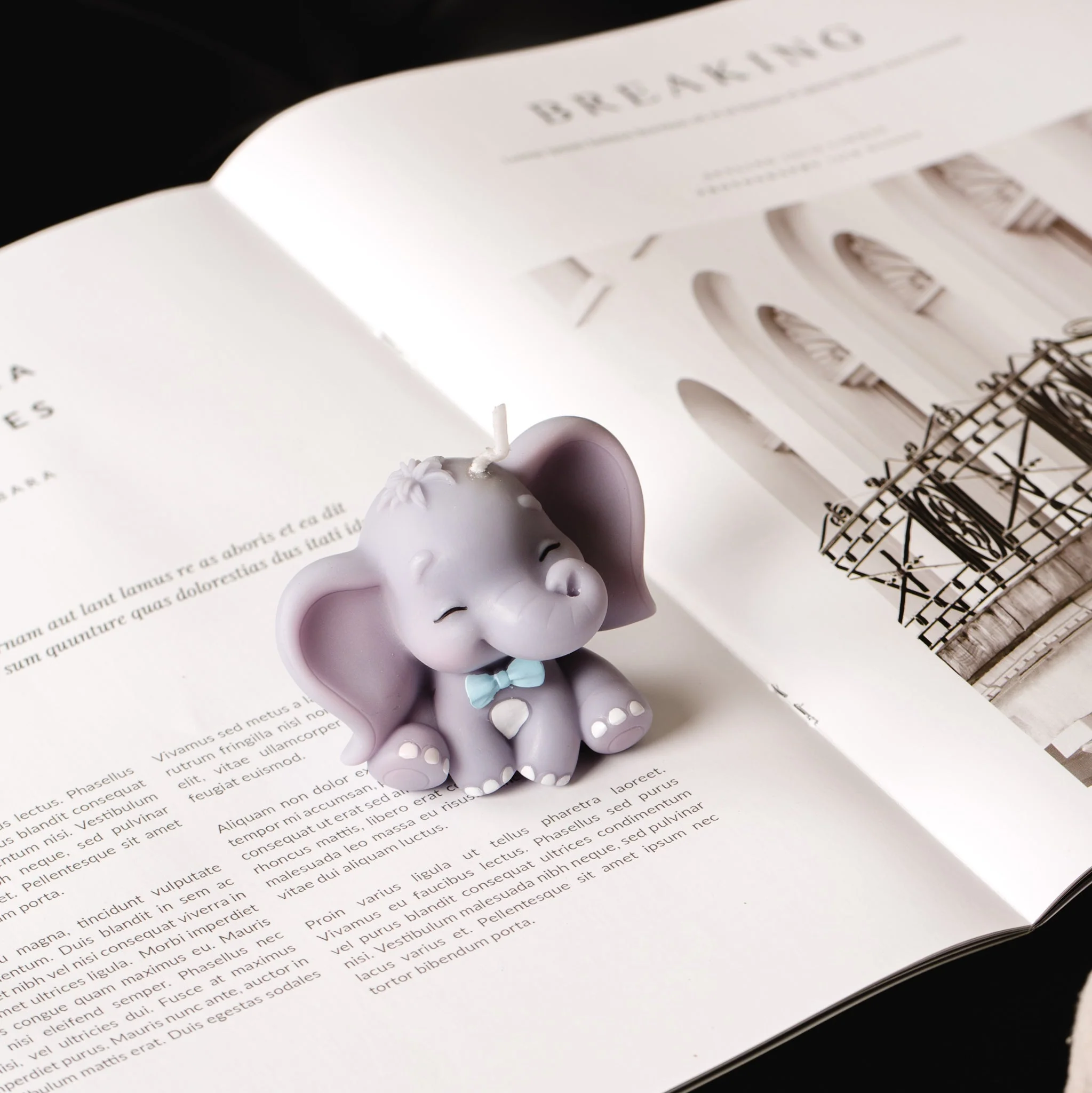 Baby Elephant Candle - Image 4