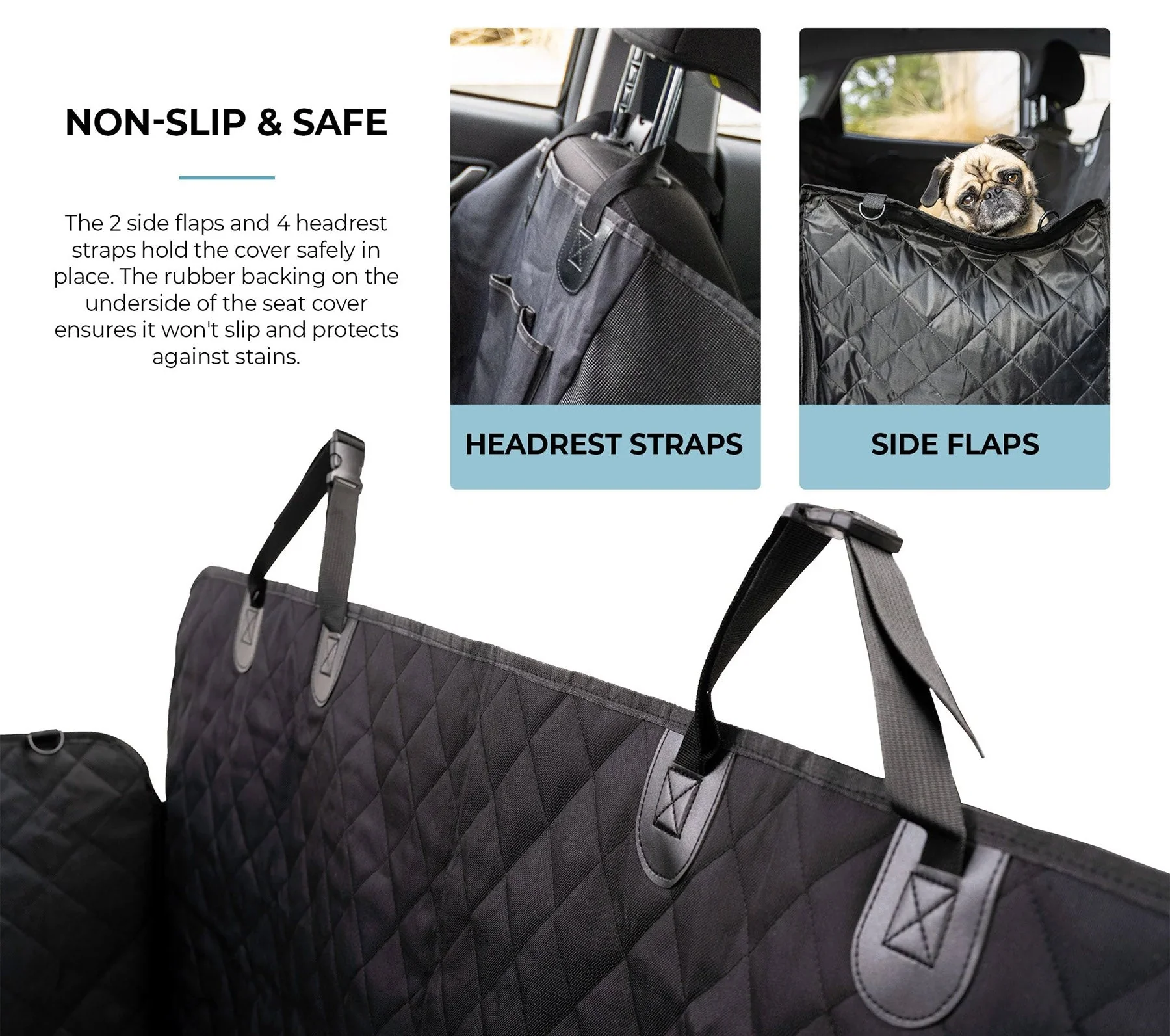 Backseat Car Hammock Dog Cover - Image 3