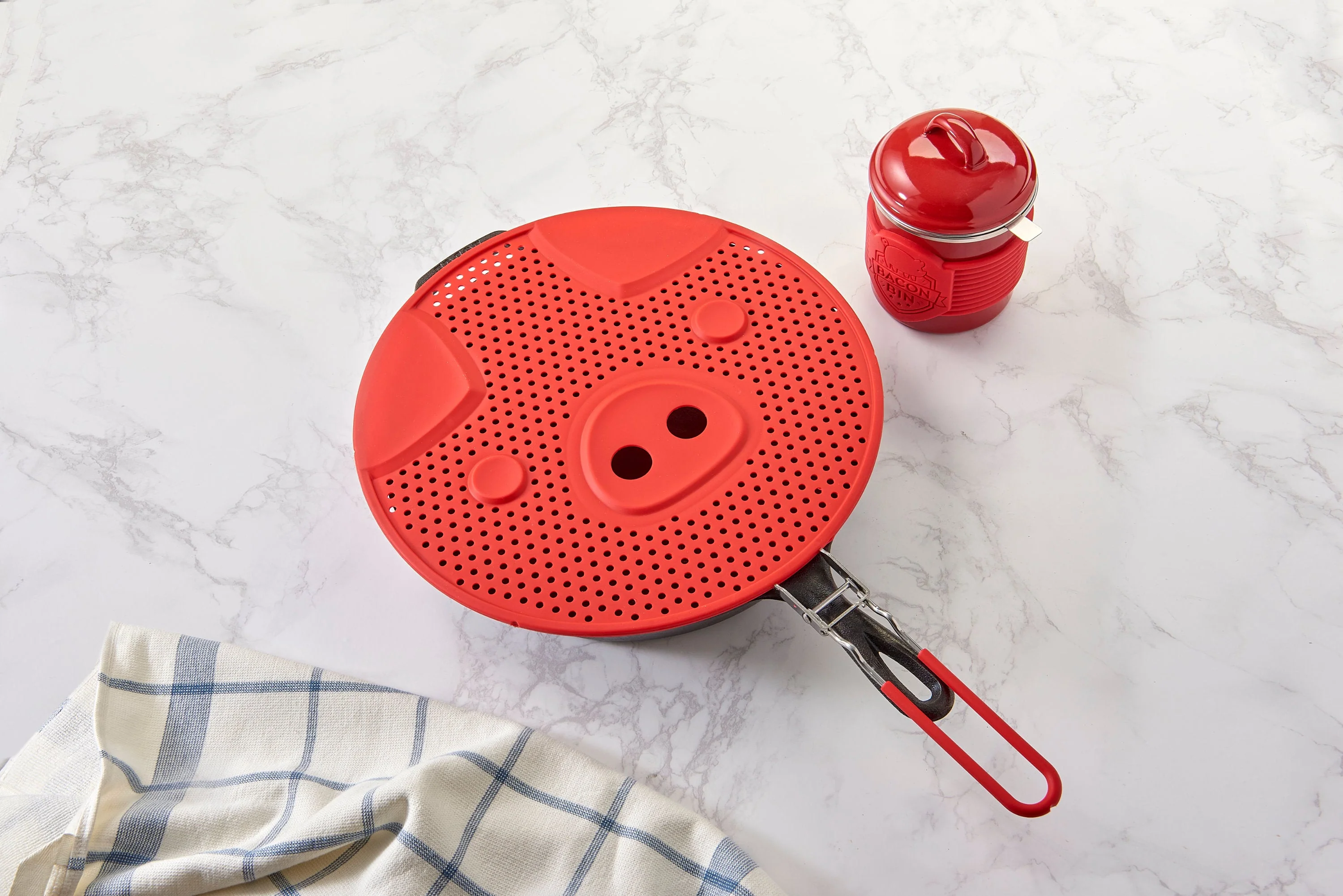 Bacon Grease Splatter Guard - Silicone - Image 7