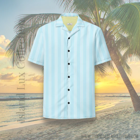 Bahama Breeze Hawaiian Button Shirt: Embrace Summer in Sustainable Style - Image 2