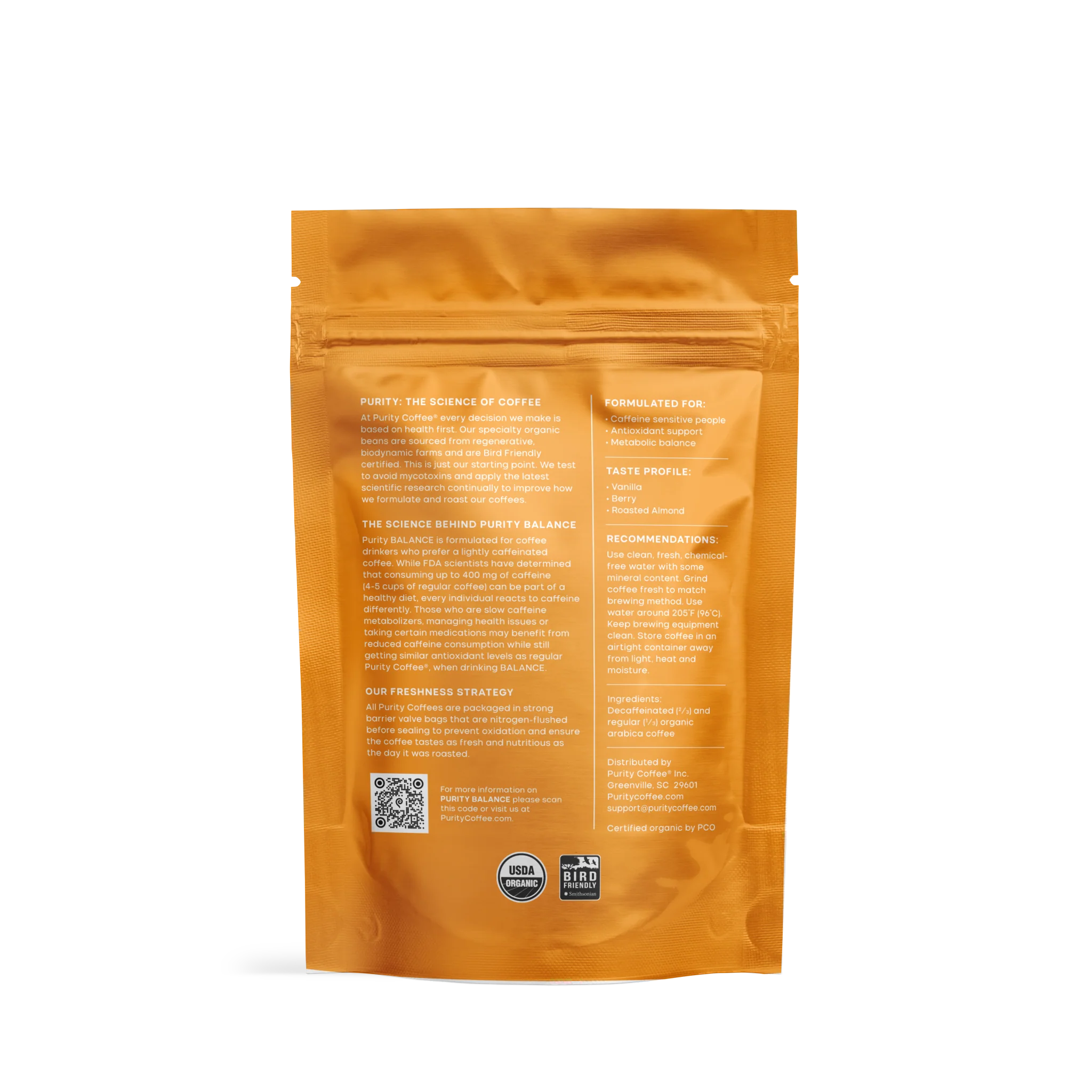 BALANCE: ⅓ Caff Whole Bean Coffee - Image 3