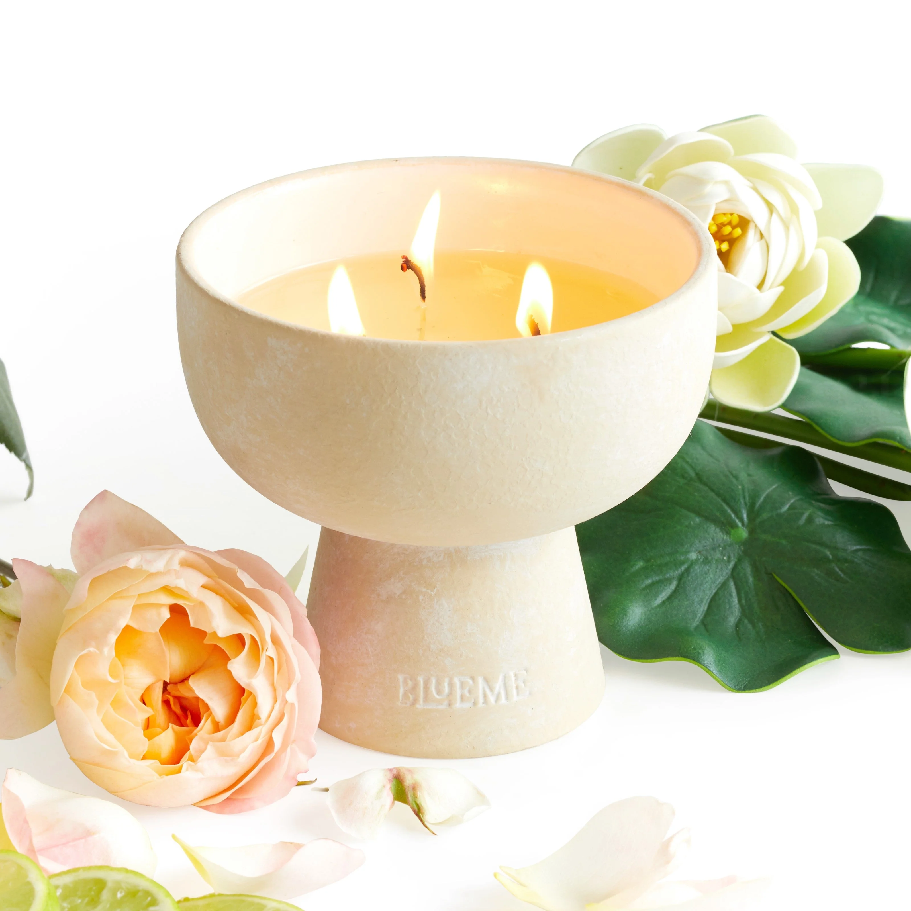 Balance - Ceramic Refillable Candle - White Lotus & Tea - Image 2