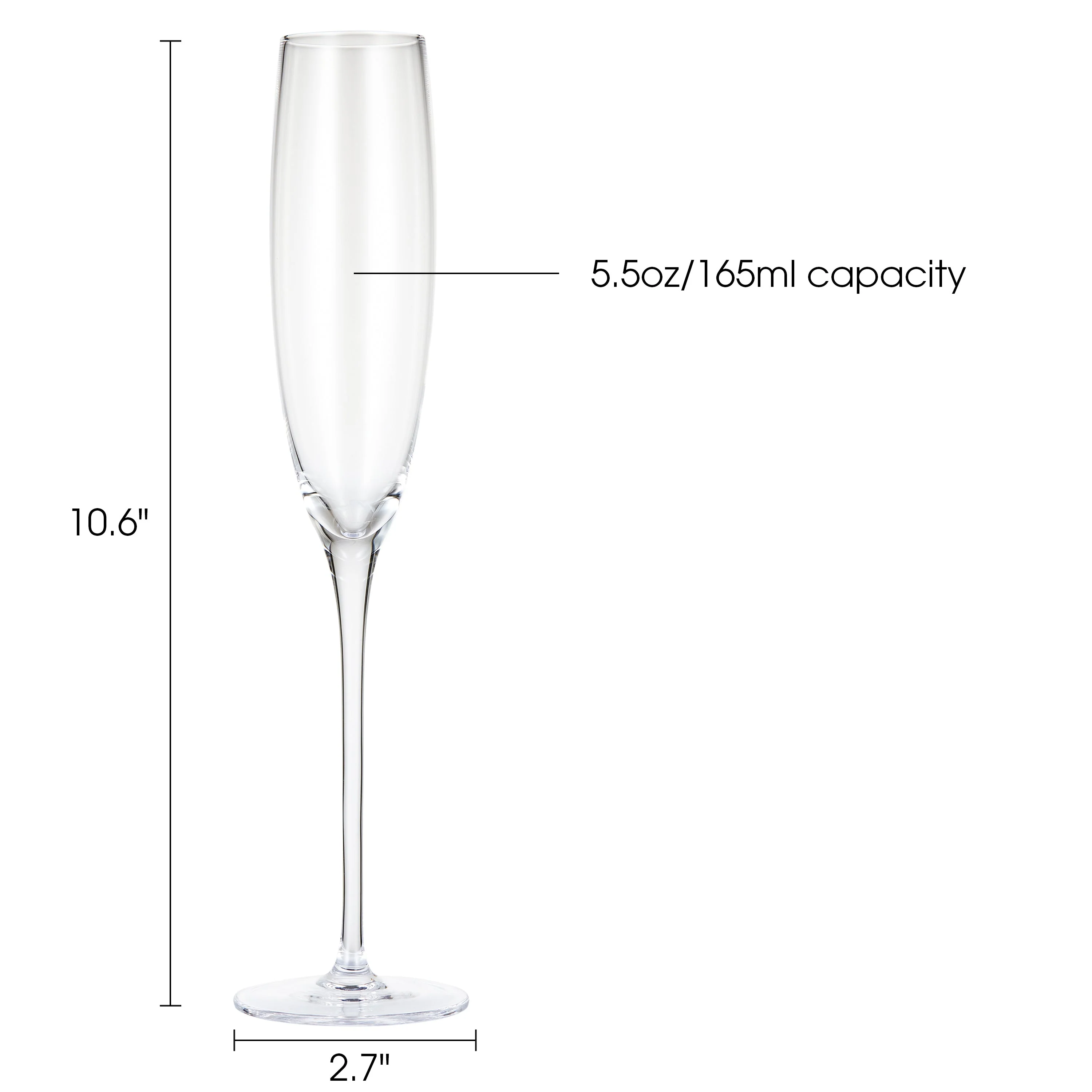 Berkware Classic Sparkling Champagne Glass, Set of 6 - Image 8