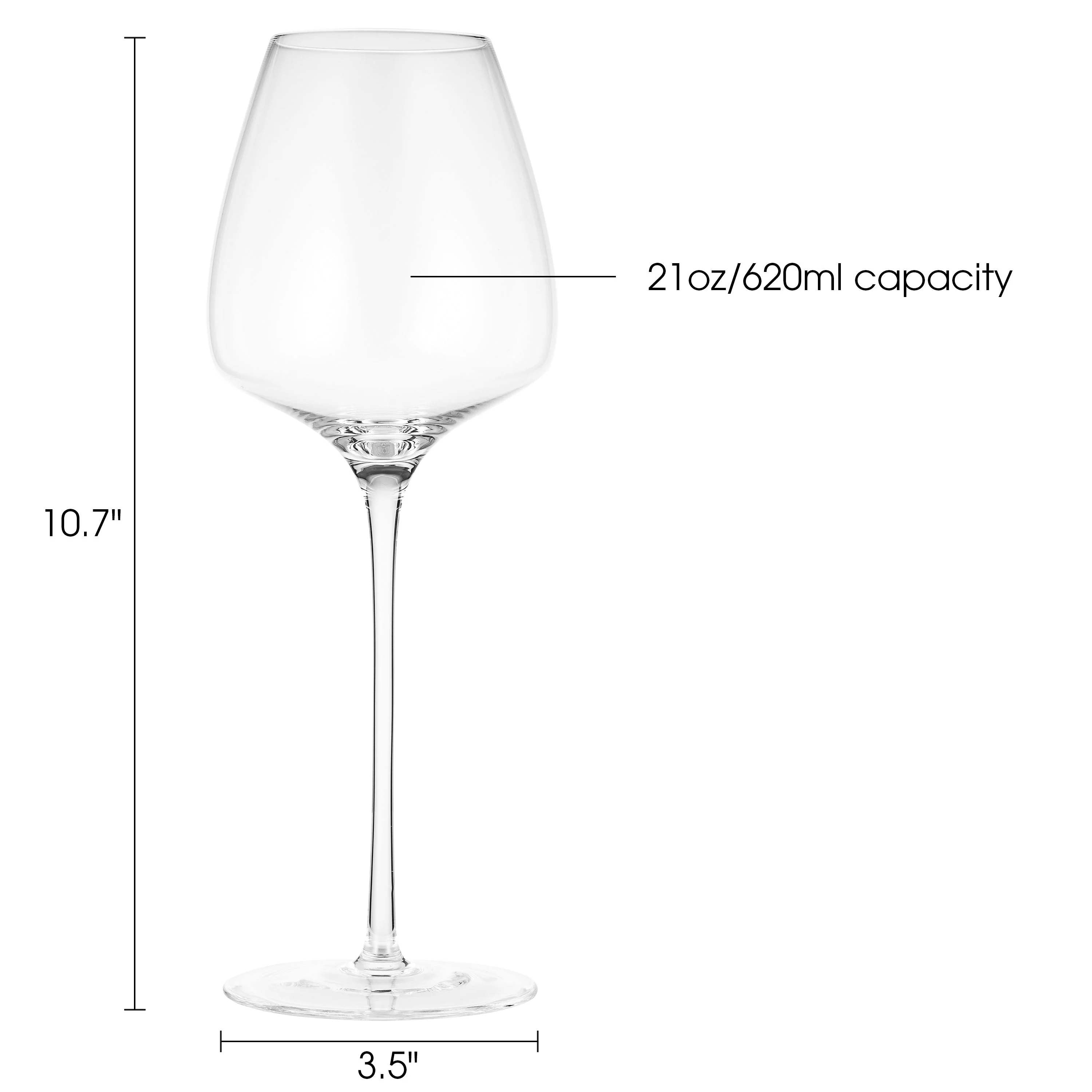 Berkware Classic White Wine Glass, Set of 6 - Image 7