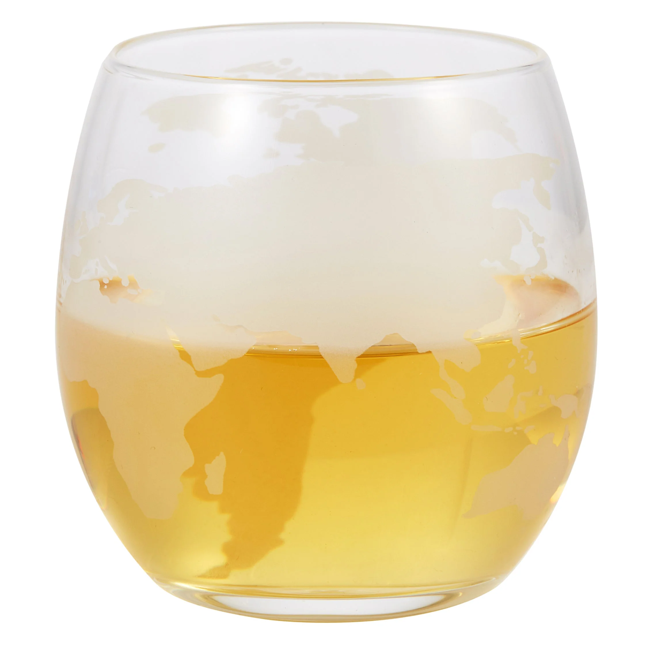 Berkware Globe Whiskey Decanter and 4 Cups Set with Wood Base - Image 5