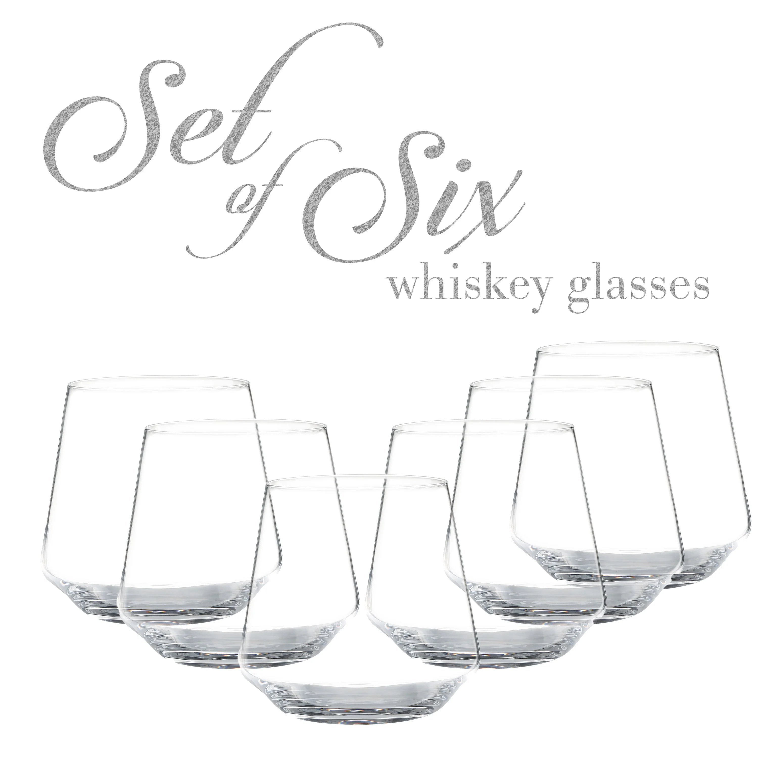 Berkware Lowball Whiskey Glasses - Classic Old Fashioned 10oz Drinking Tumblers - Bar Glass Rocks Whisky - Image 7