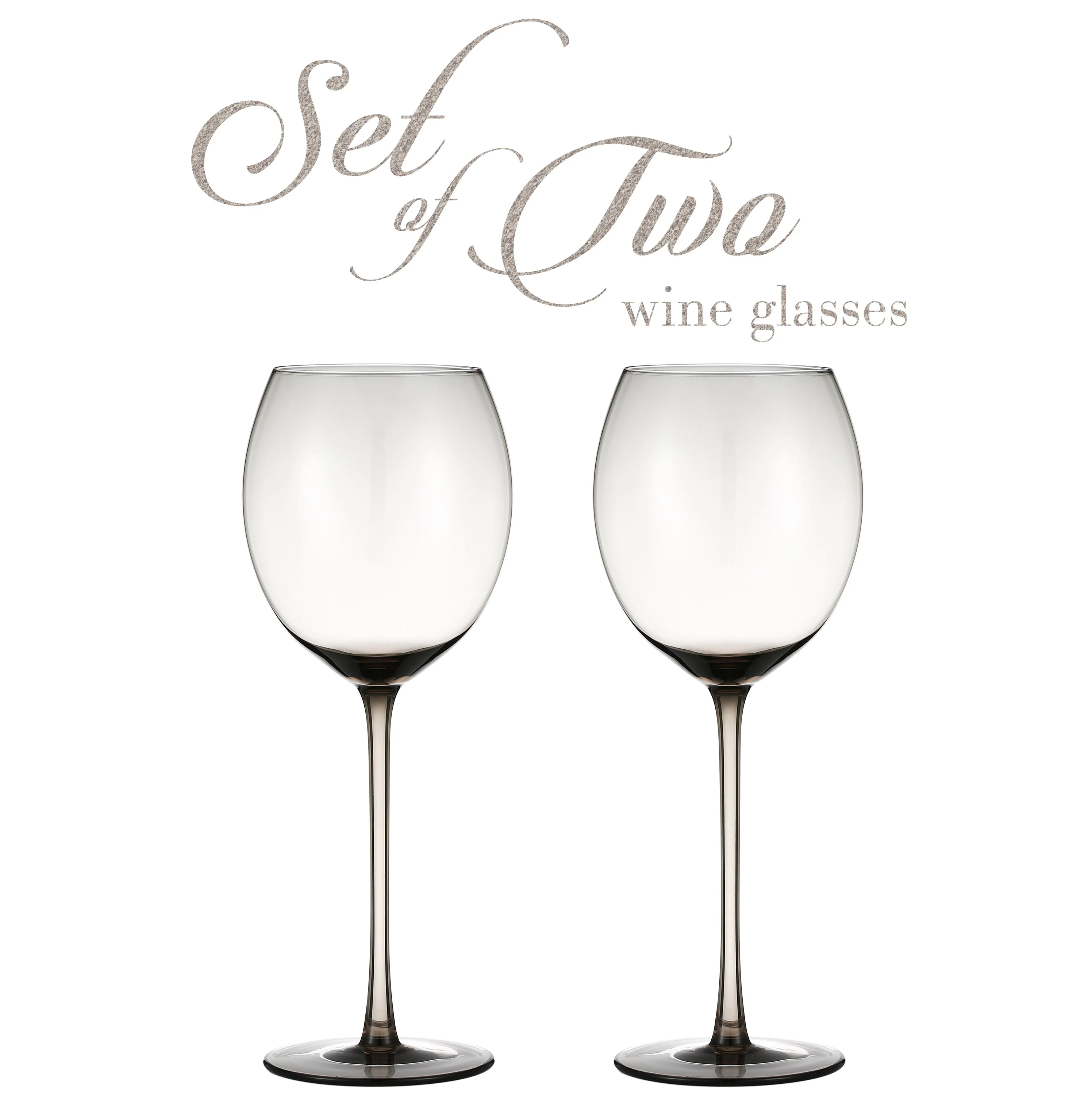 Berkware Set of 2 Sparkling Colored Glasses - Image 2