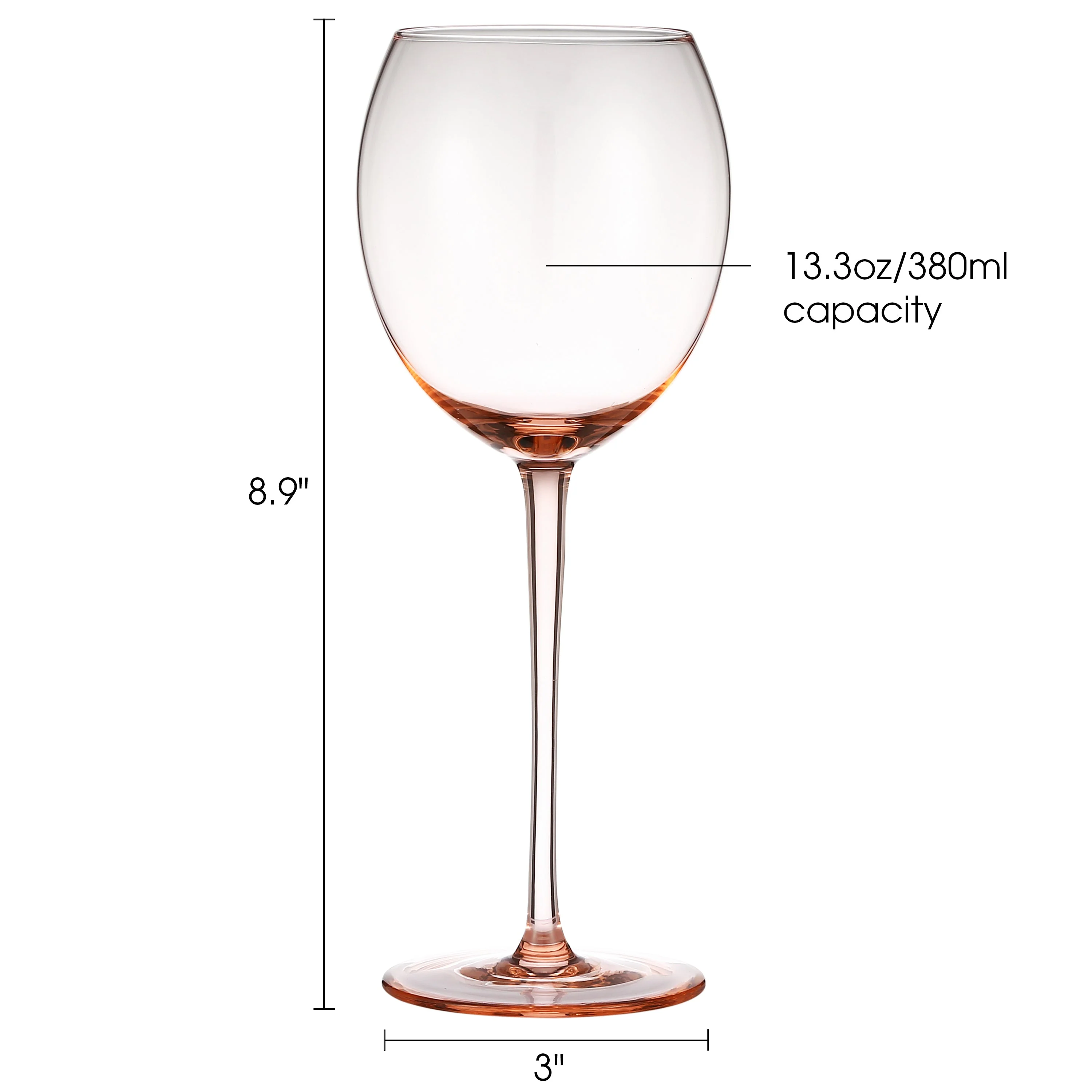 Berkware Set of 2 Sparkling Colored Glasses - Image 4