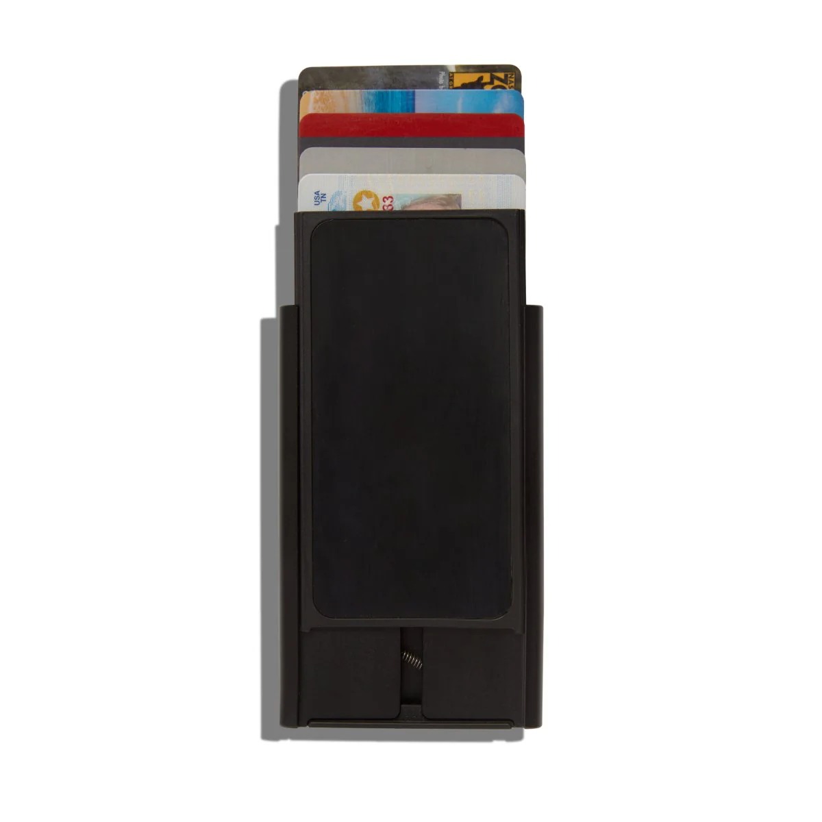 Black RFID Blocking Slide Wallet - Image 3