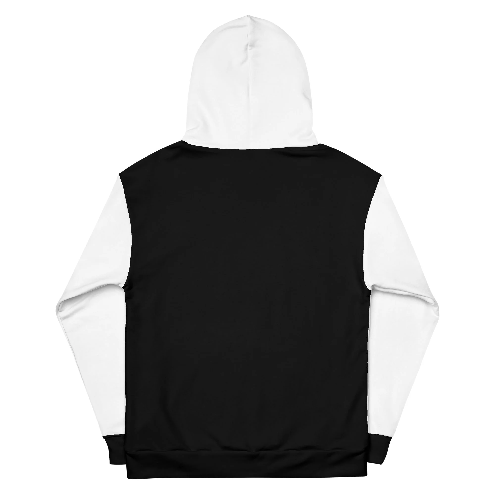 Black & White Two-Toned Tropical Seas Hoodie - Image 4