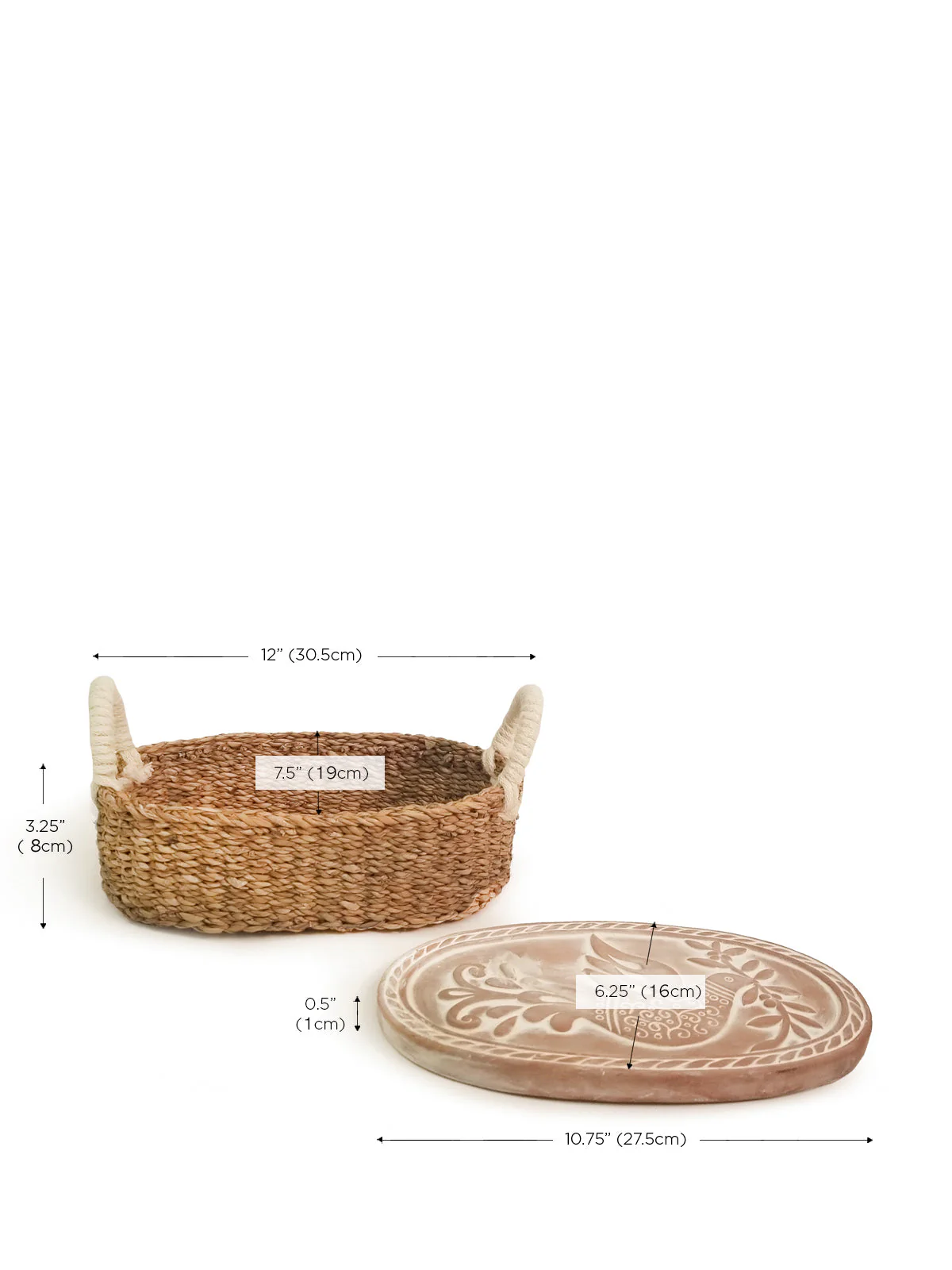 Bread Warmer & Basket - Bird Oval - Image 7