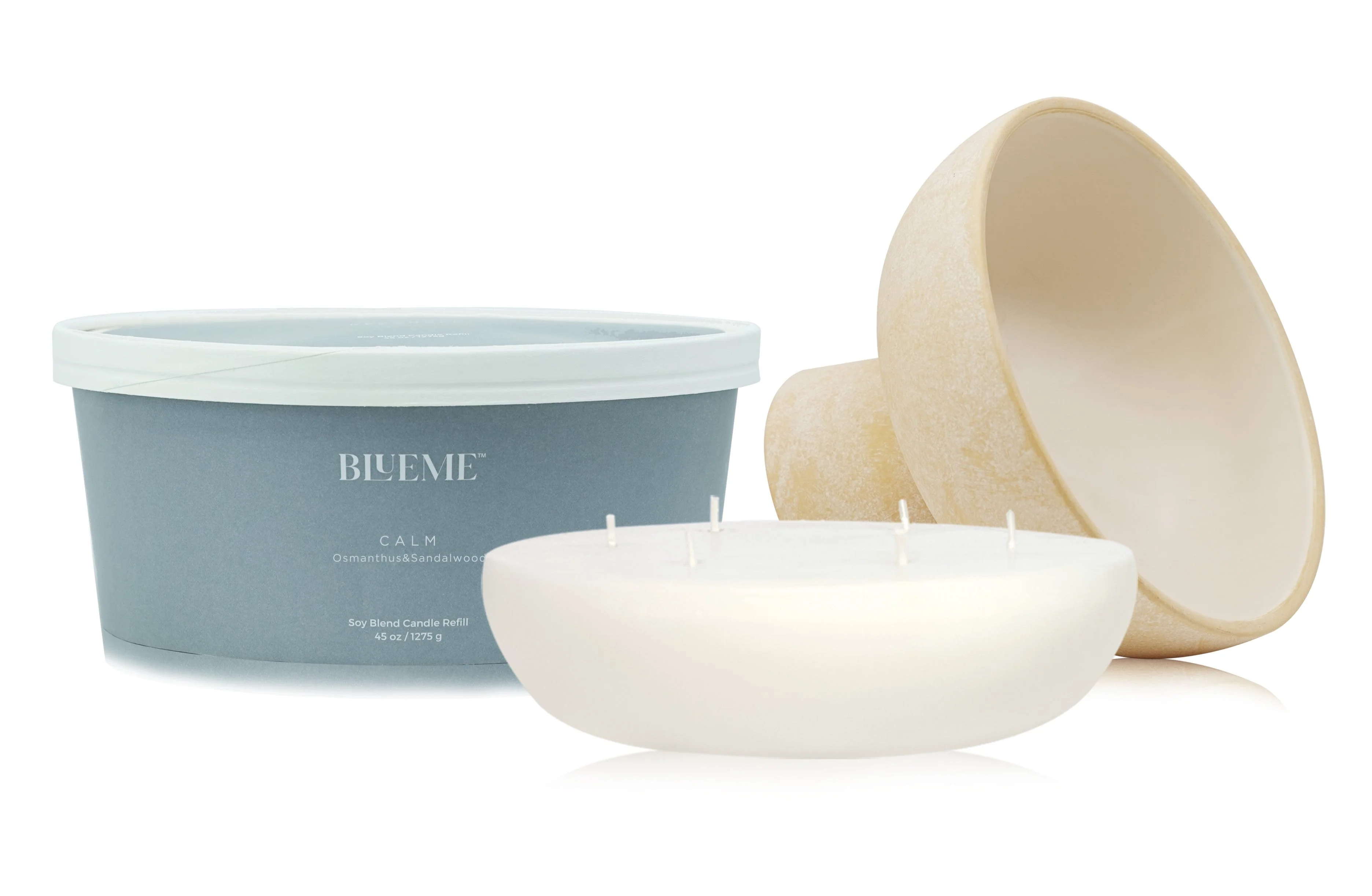 Calm Recandle - Wax Refill - Osmanthus & Sandalwood - Image 7