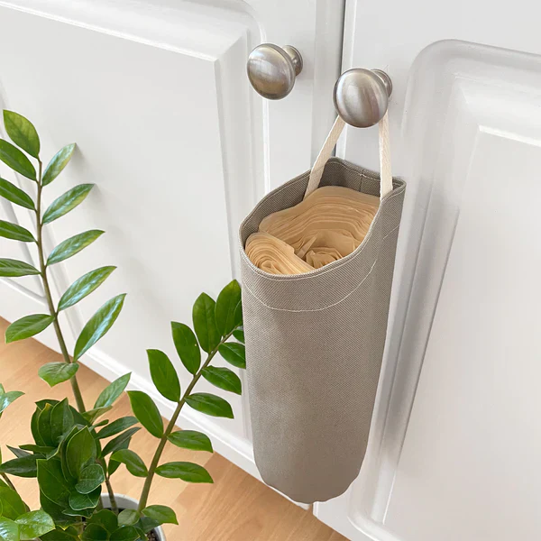 Cat Litter Bag Holder in Natural Cotton Canvas - Image 4