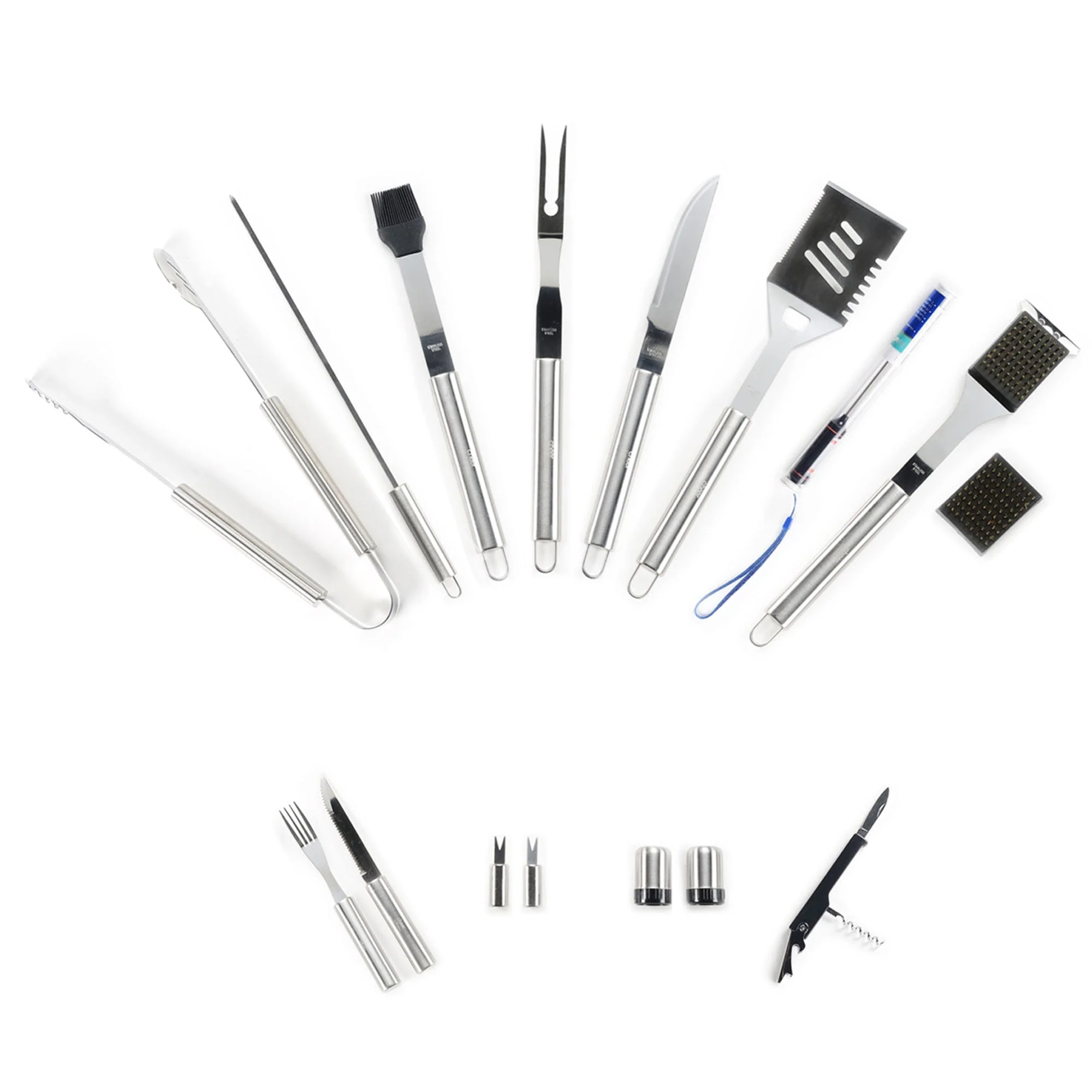 Cheer Collection 30 Piece BBQ Set with Aluminum Case - Image 6