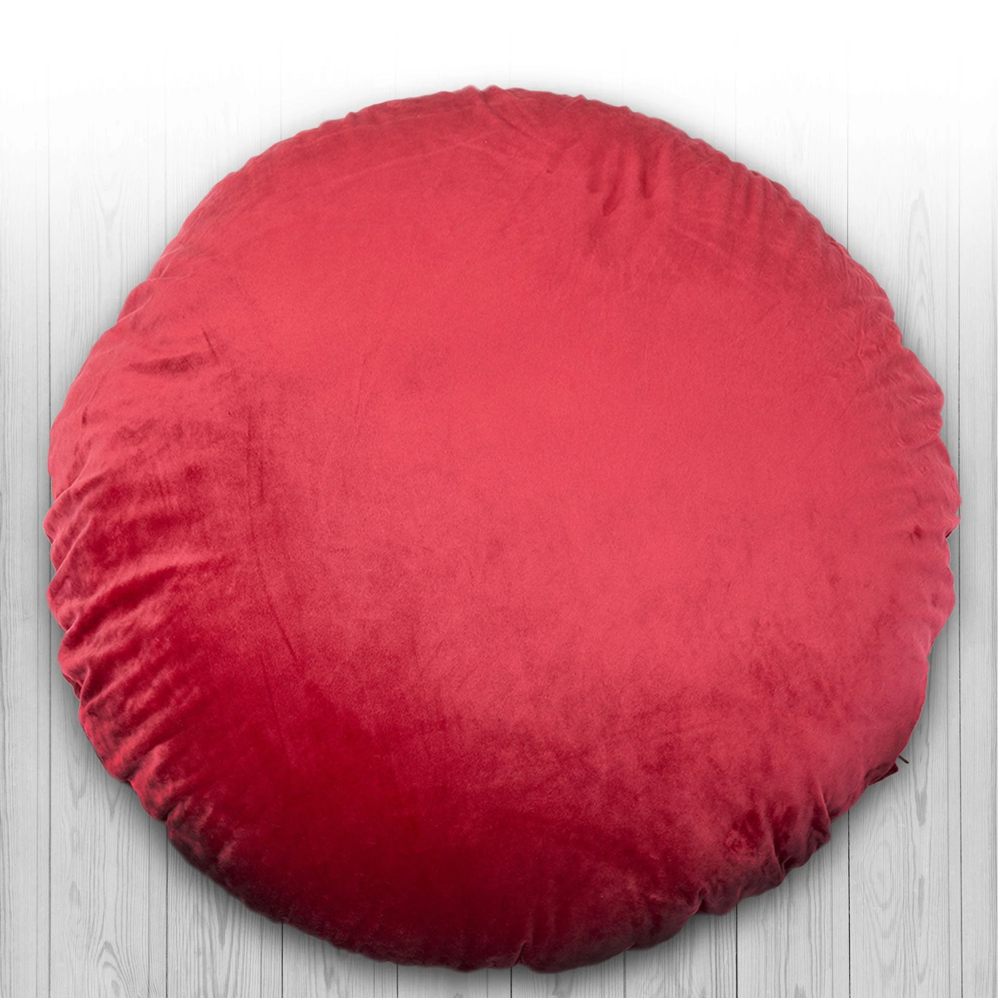 Cheer Collection 32" Round Floor Pillow for Preppy Room Decor - Soft Meditation Yoga Cushion with Insert - Image 43