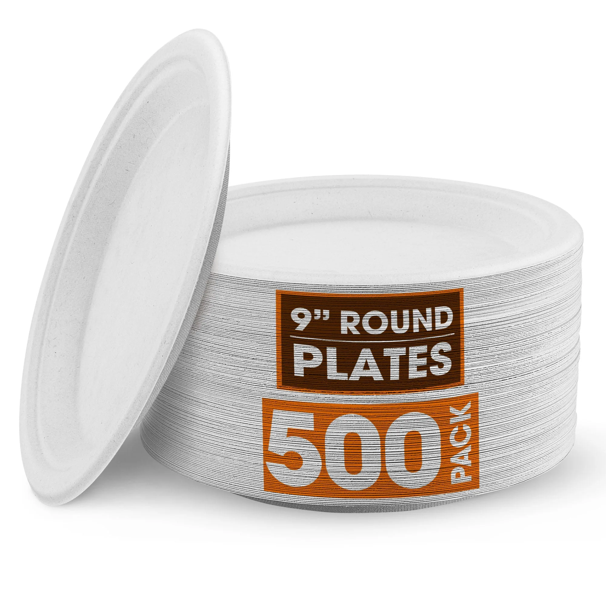 Cheer Collection 9 inch Compostable Plates - 100% Biodegradable - Image 9