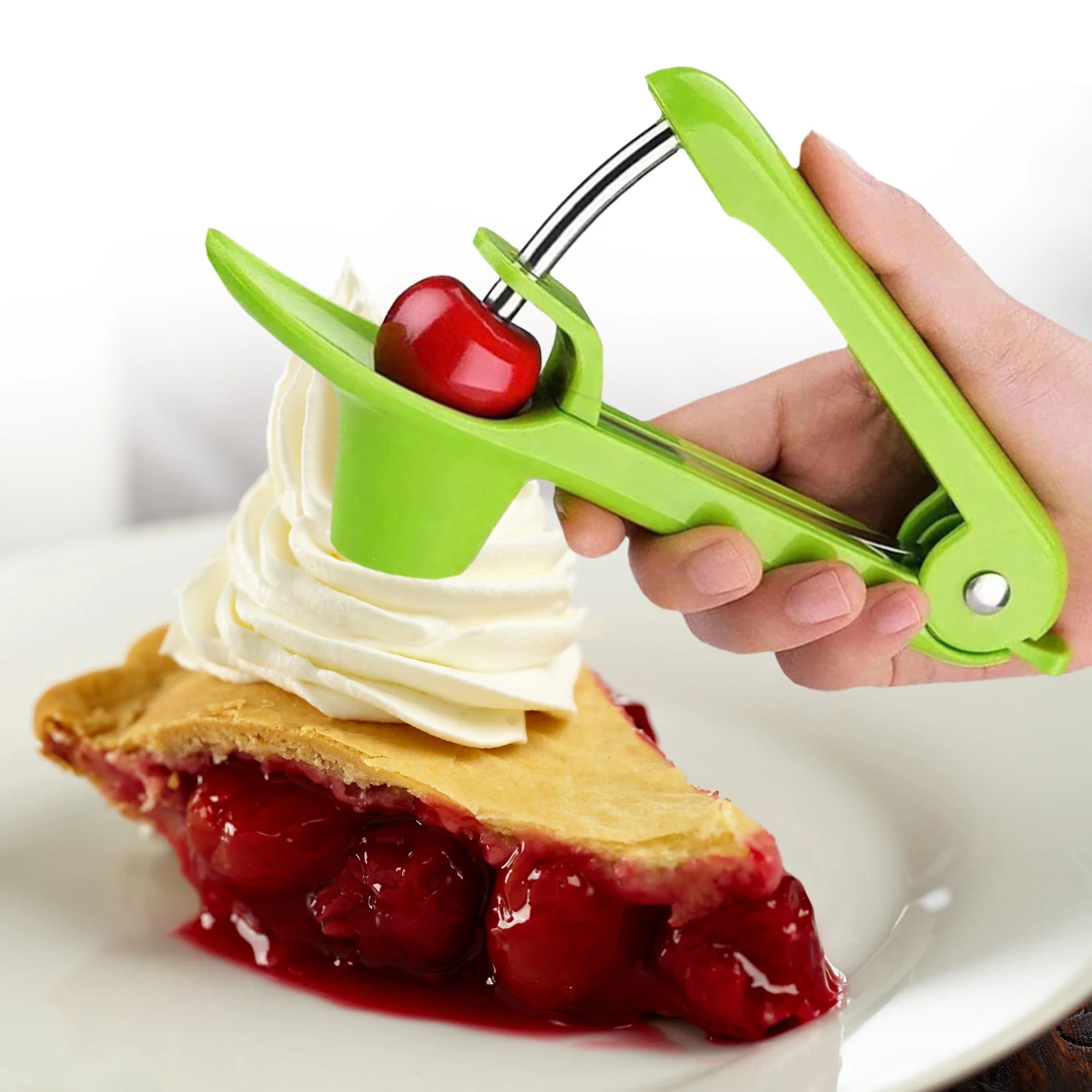 Cheer Collection Cherry and Olive Pitter – Effortless, One-Handed Pitting Tool for Cherries, Olives, and More - Image 10