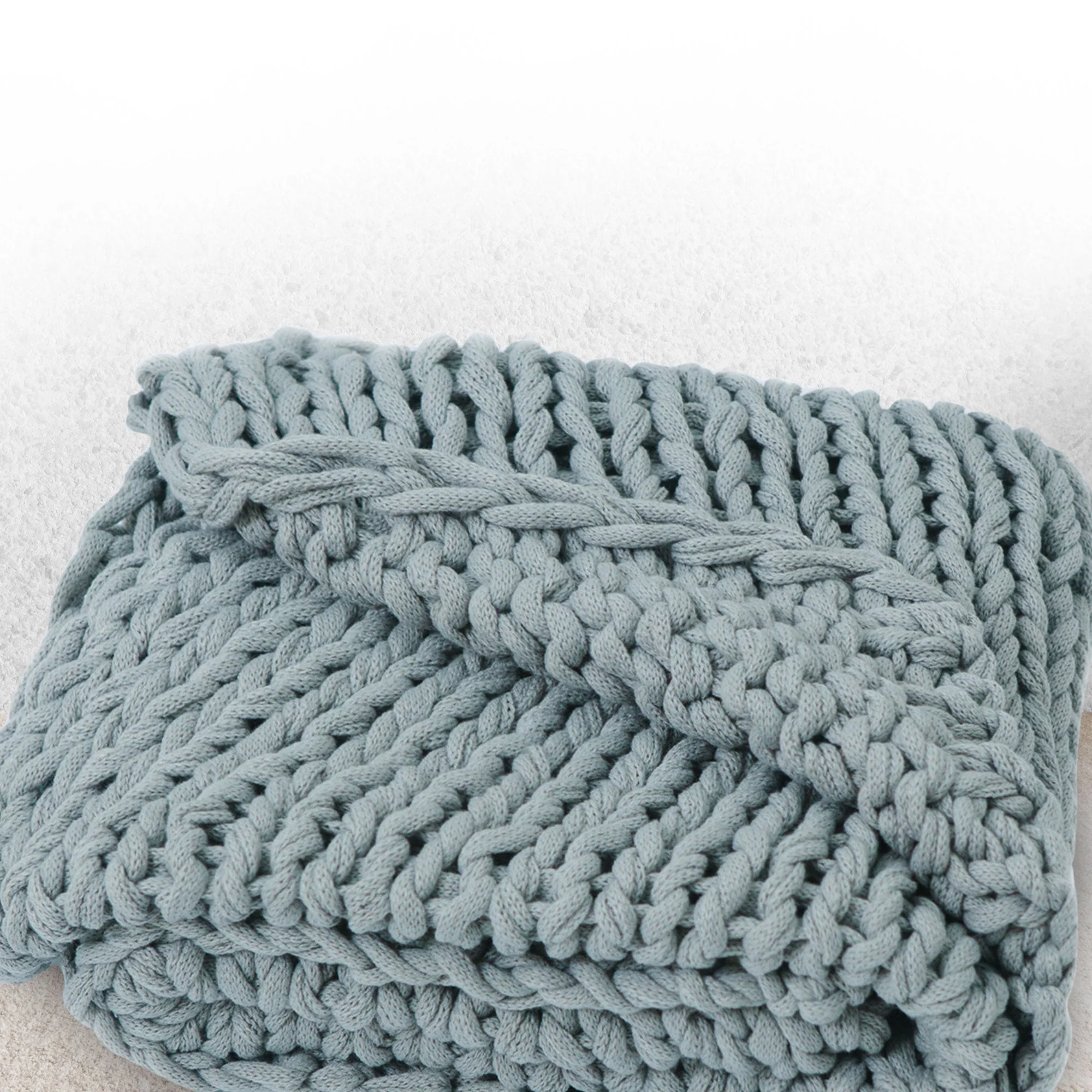 Cheer Collection Chunky Cable Knit Throw Blanket | Ultra Plush and Soft 100% Acrylic Accent Throw - 50 x 60 - Image 20