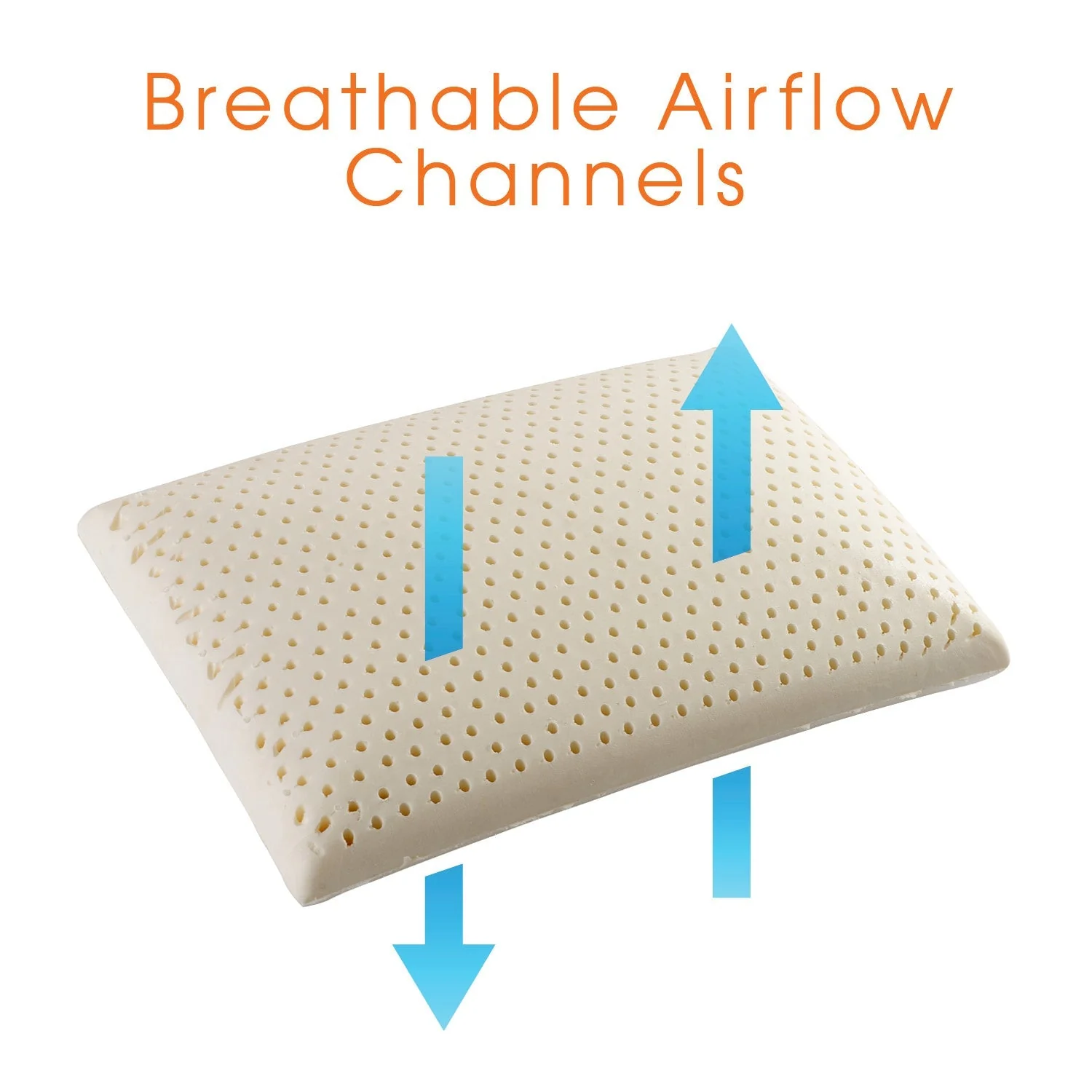 Cheer Collection Latex Memory Foam Pillow - Image 2