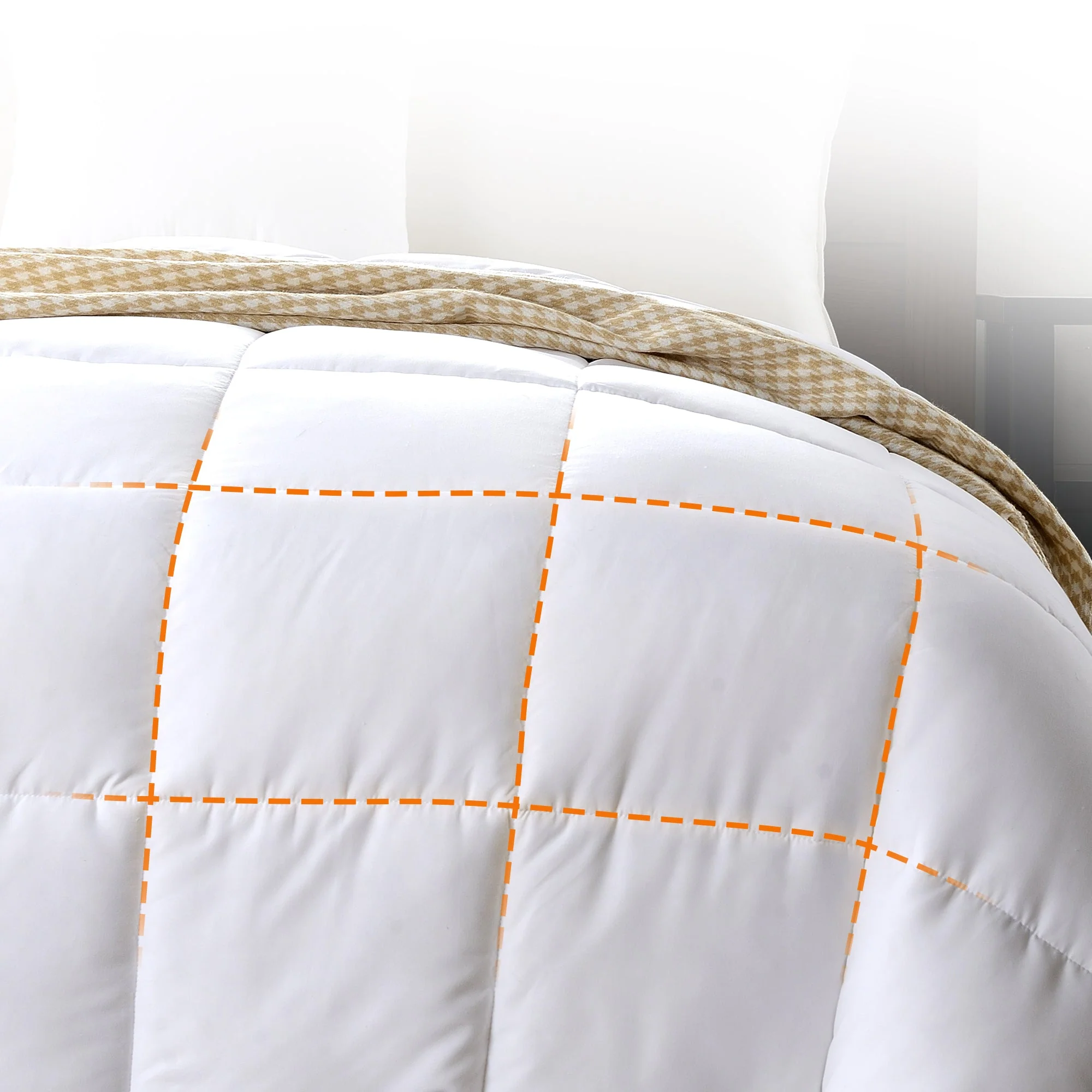 Cheer Collection Luxurious Duvet Insert | Super Plush Goose Down Alternative Twin Size White Comforter - Image 11