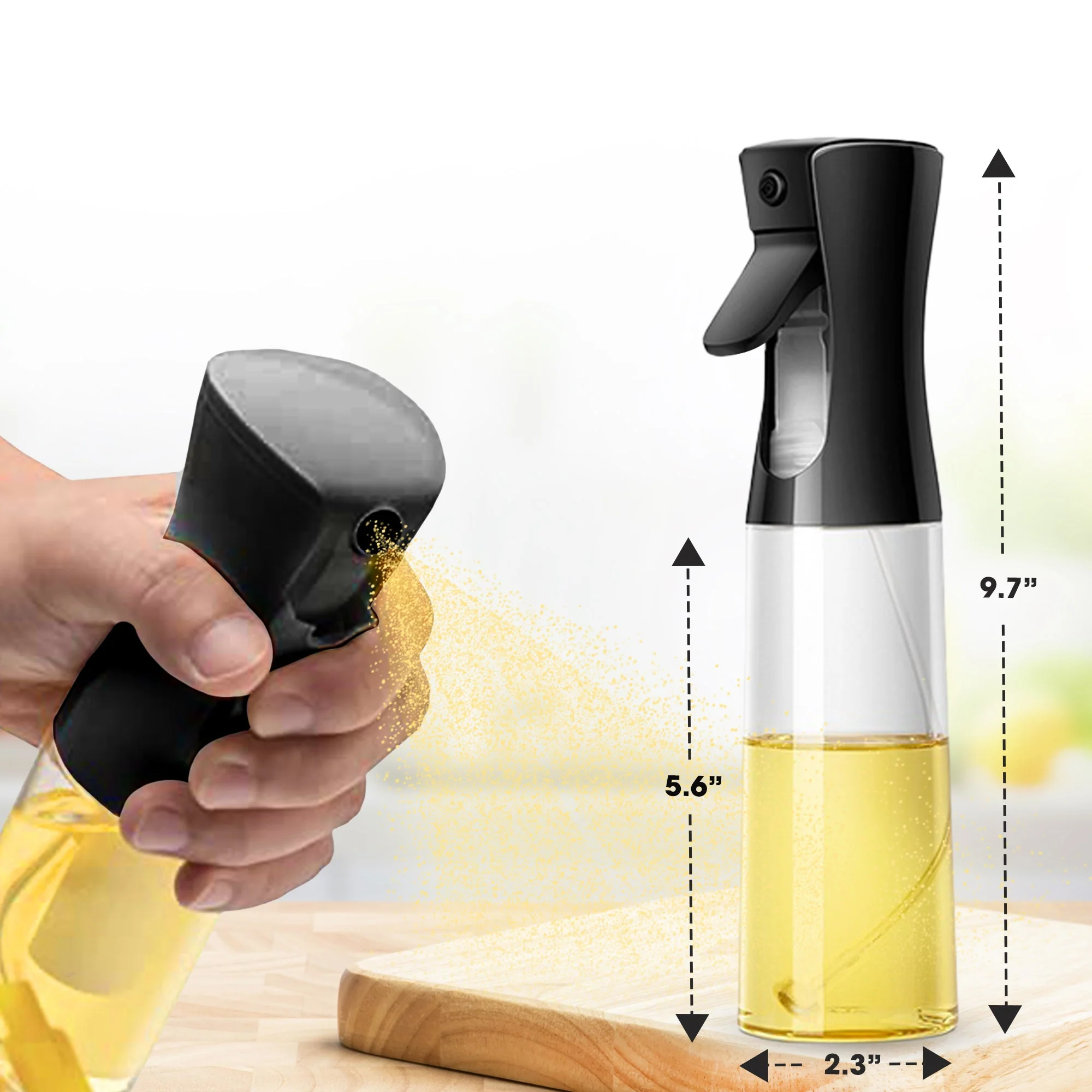 Cheer Collection Multi-Purpose Food Grade Oil Spray Bottle - Available in Sets of 2 or 3 - Image 41