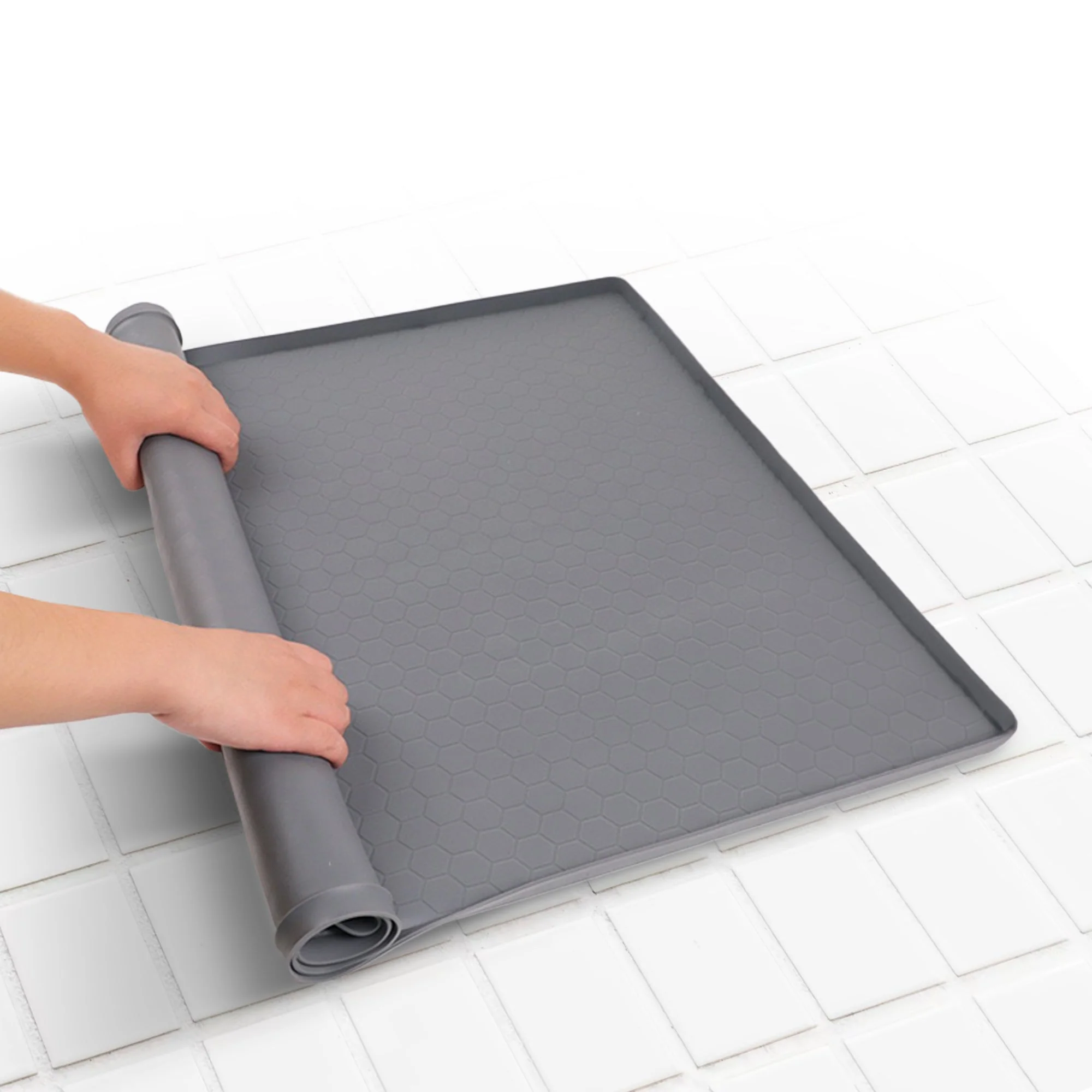 Cheer Collection Premium Silicone Undersink Mat – Waterproof, Non-Slip, Drainage Design - Image 14
