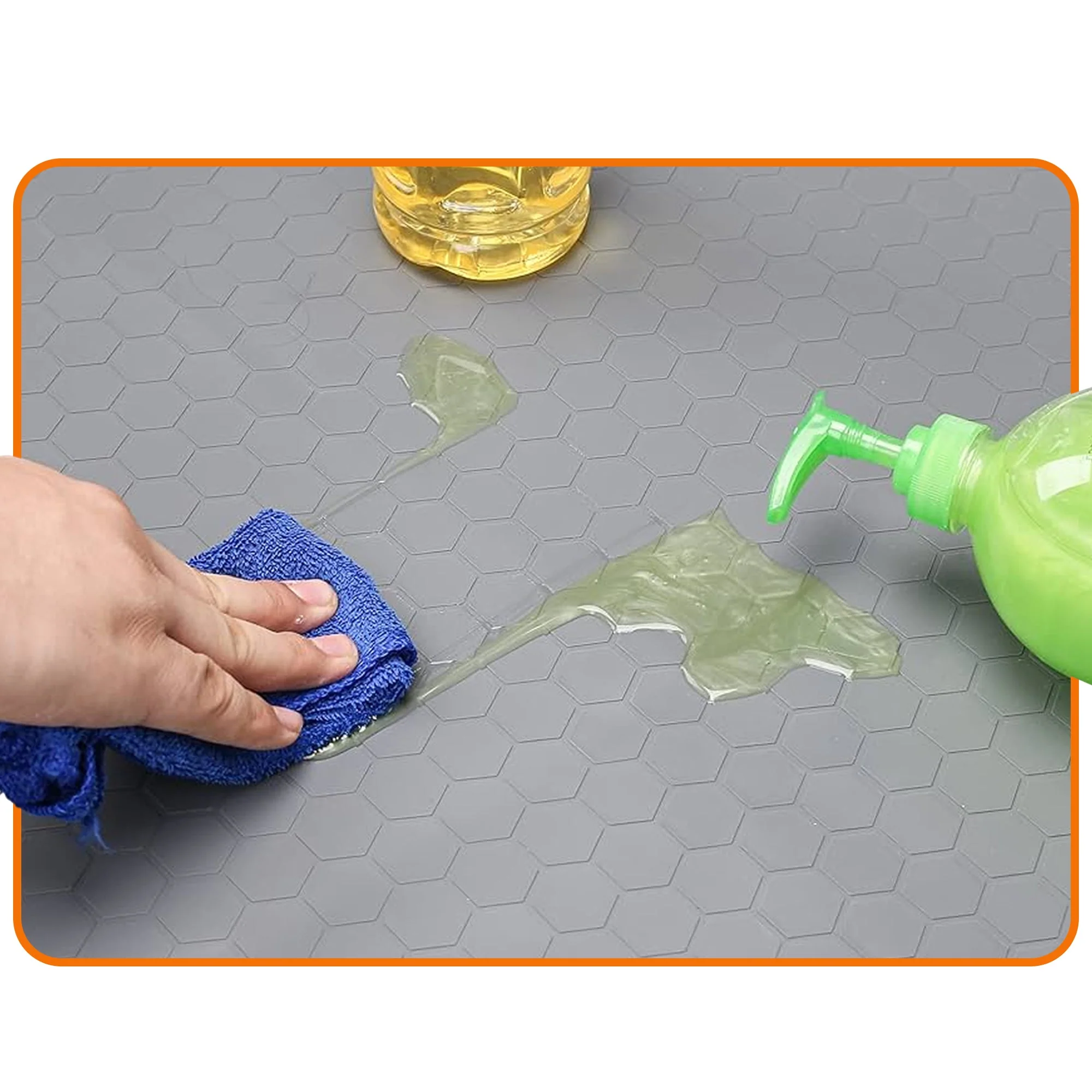Cheer Collection Premium Silicone Undersink Mat – Waterproof, Non-Slip, Drainage Design - Image 33