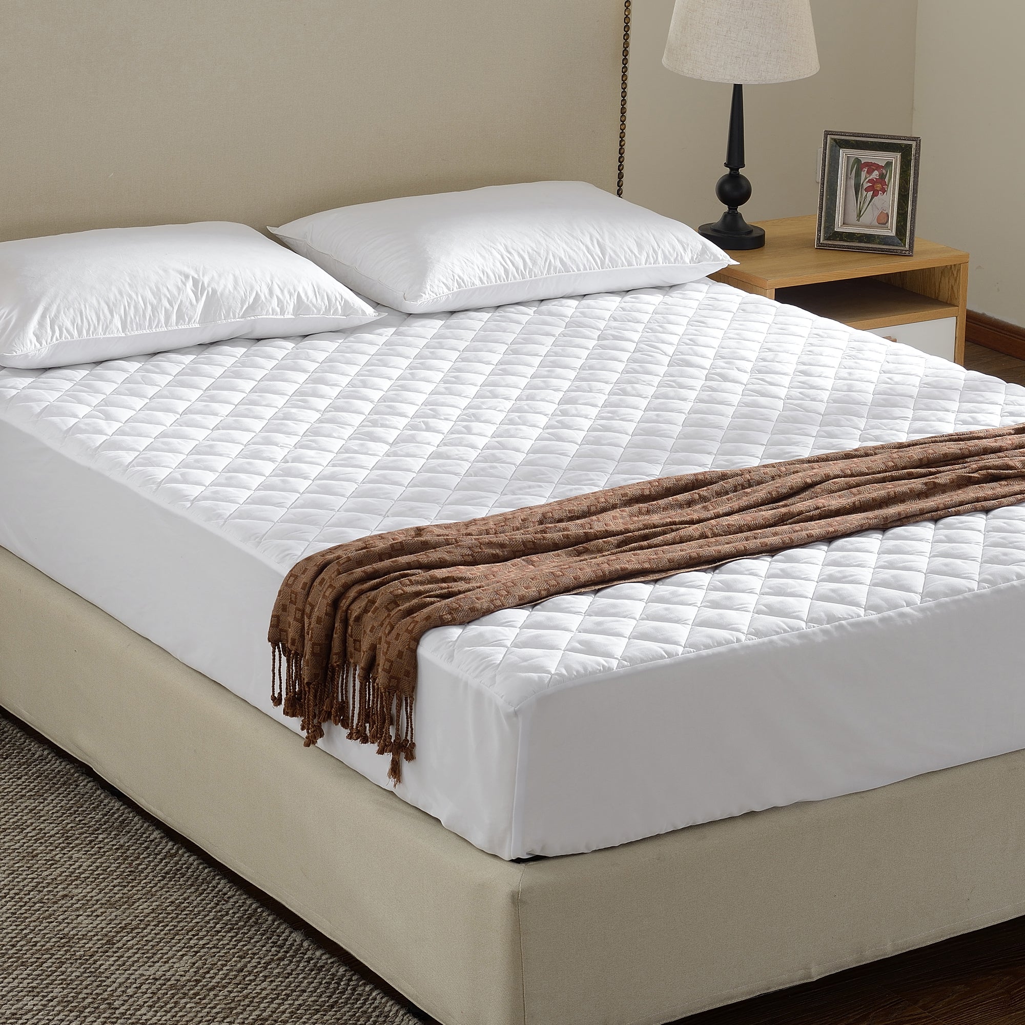 Cheer Collection Quilted Mattress Pad And Protector - Assorted Sizes - Image 2