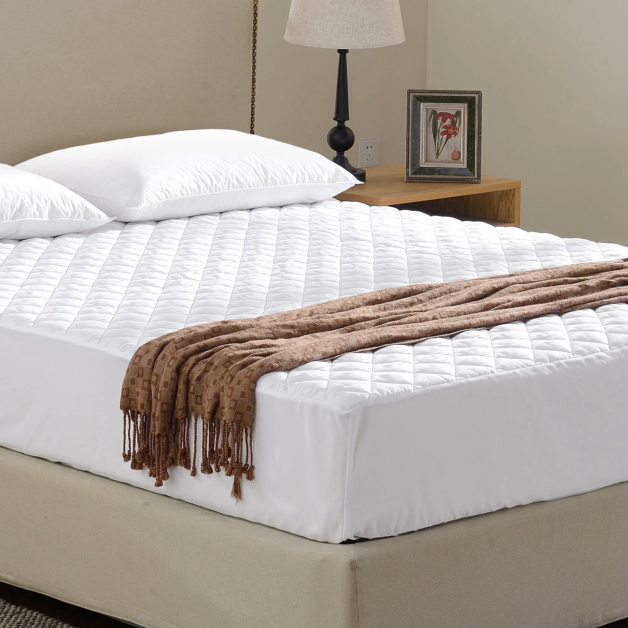 Cheer Collection Quilted Mattress Pad And Protector - Assorted Sizes - Image 4