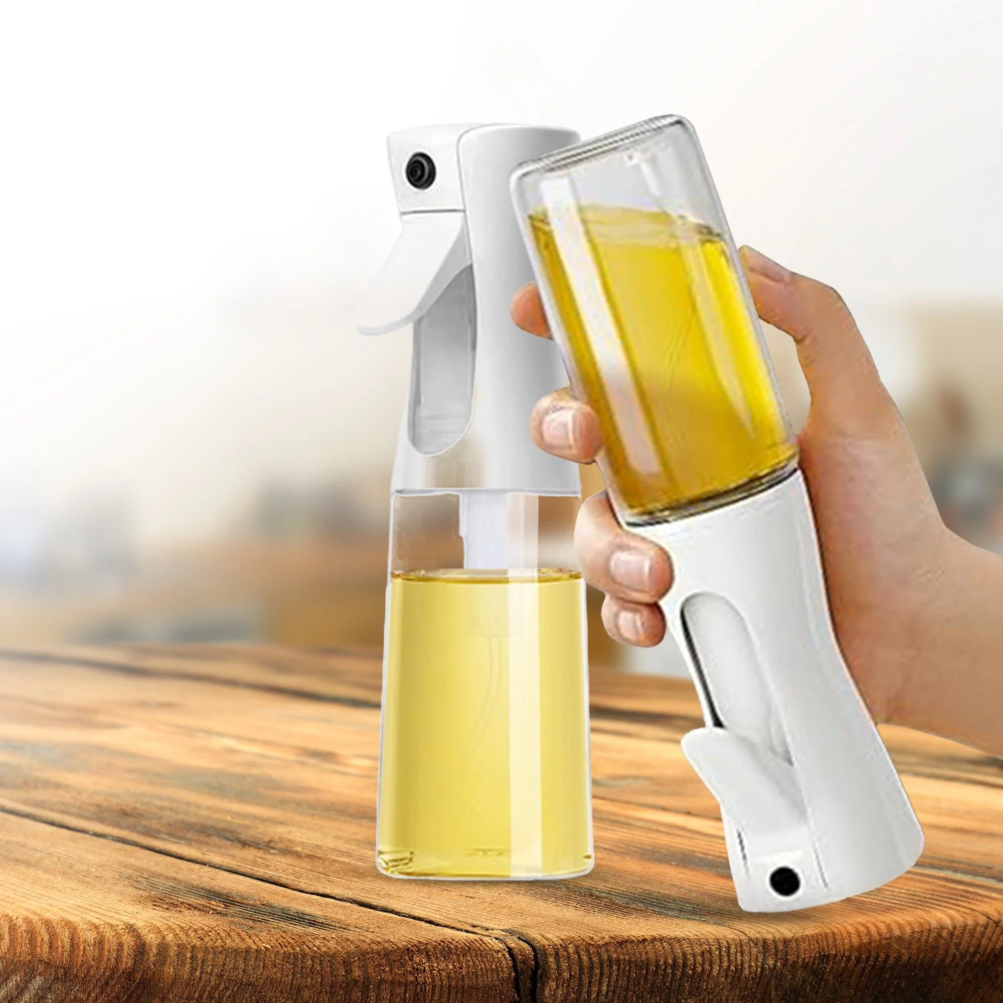 Cheer Collection Set of 2 Elegant Glass Oil Sprayer Bottles - Image 10