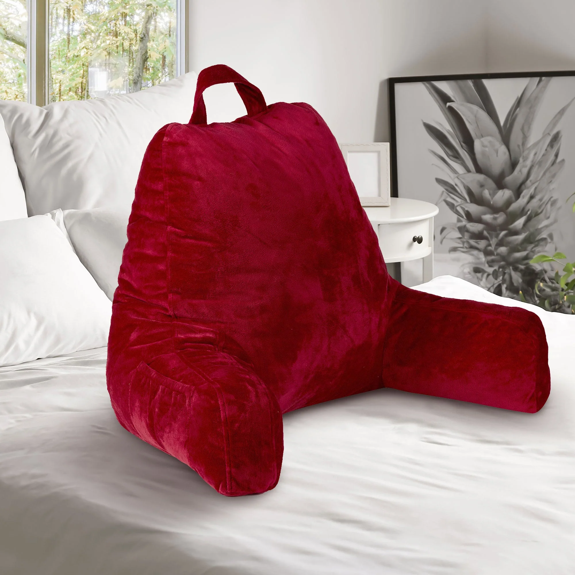 Cheer Collection Shredded Memory Foam TV Pillow & Backrest - Image 25