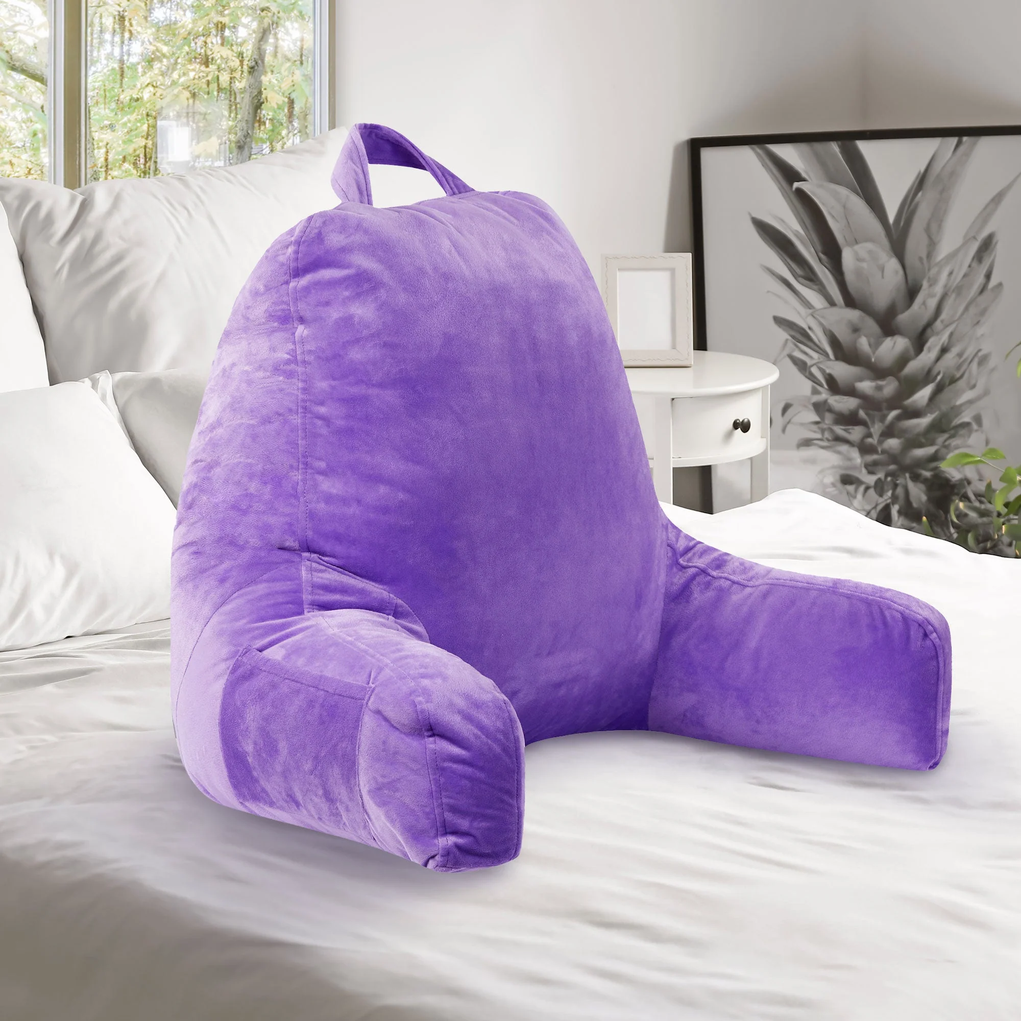 Cheer Collection Shredded Memory Foam TV Pillow & Backrest - Image 43