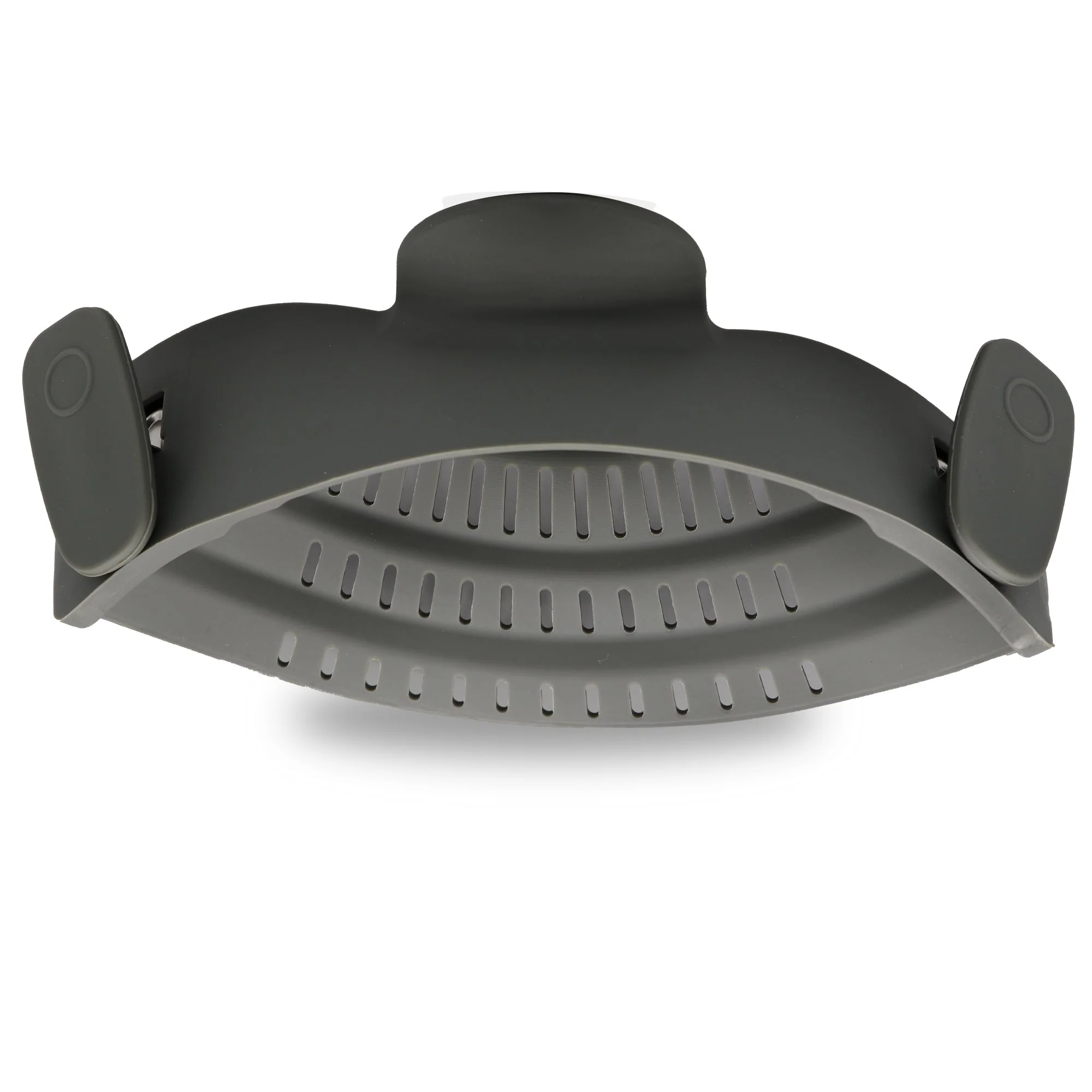 Cheer Collection Silicone Clip on Pot Strainer, Heat-resistant Snap-On Strainer for Pasta, Noodles, Rice, Meats and Vegetables - Image 7