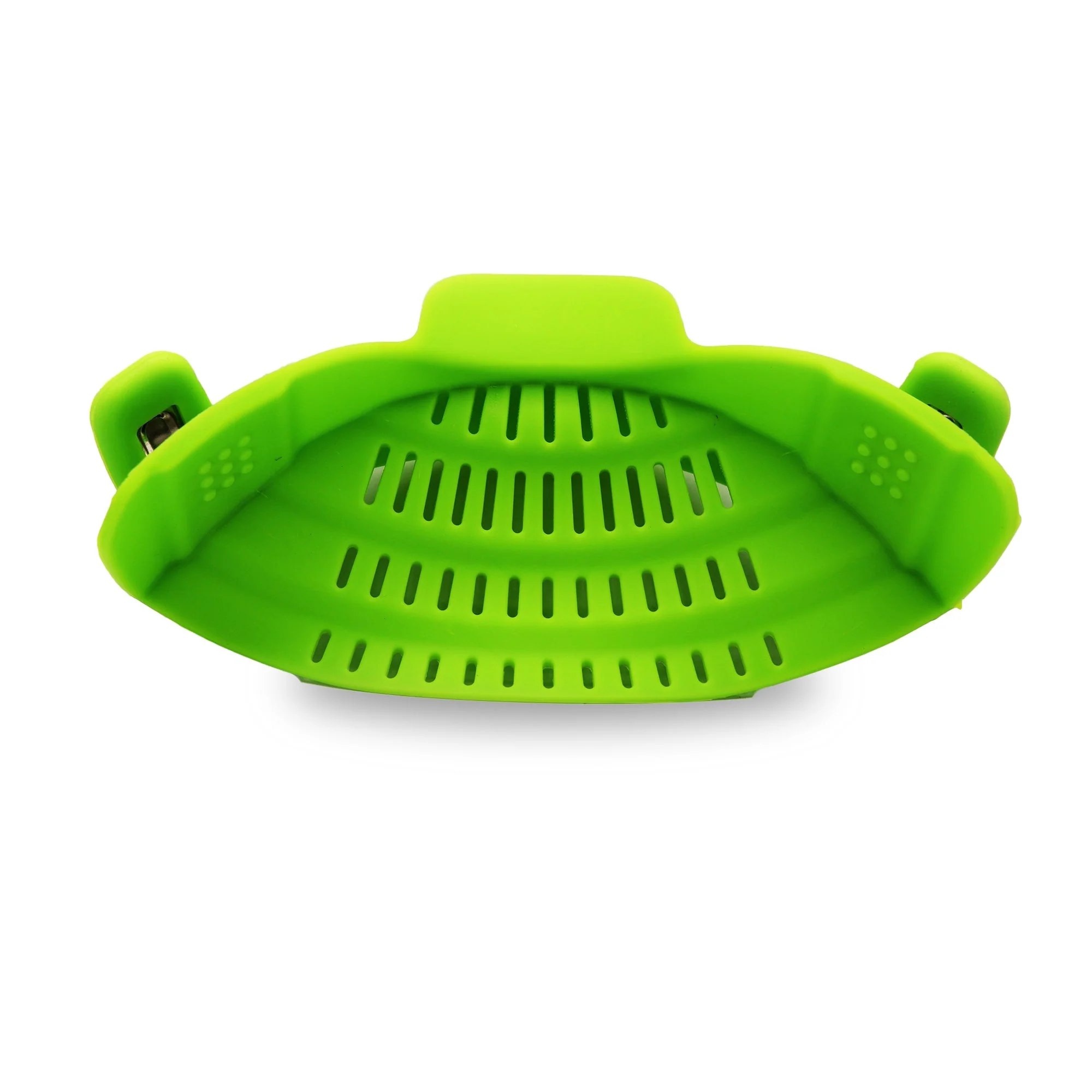Cheer Collection Silicone Clip on Pot Strainer, Heat-resistant Snap-On Strainer for Pasta, Noodles, Rice, Meats and Vegetables - Image 8