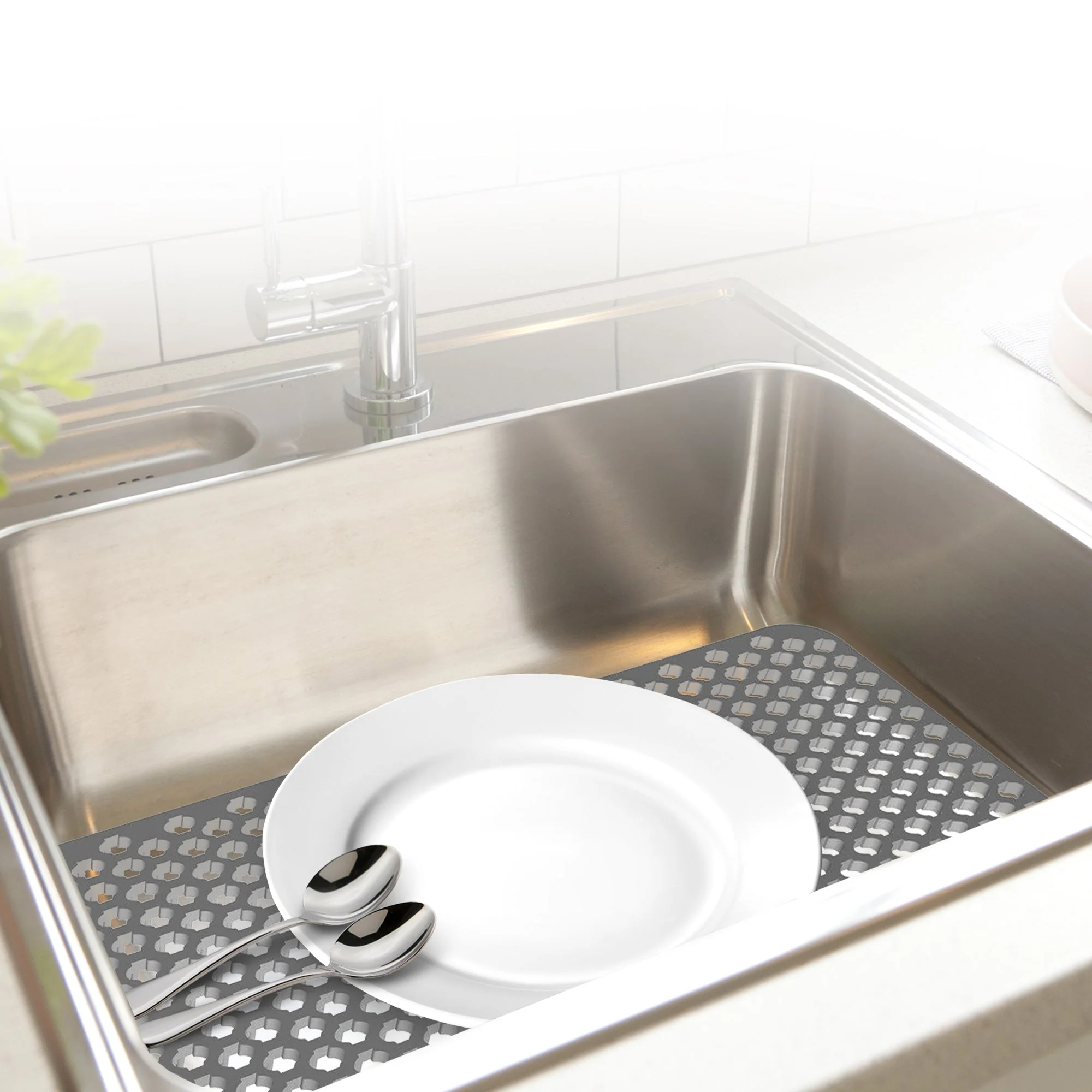 Cheer Collection Silicone Sink Protector Mat - Image 12