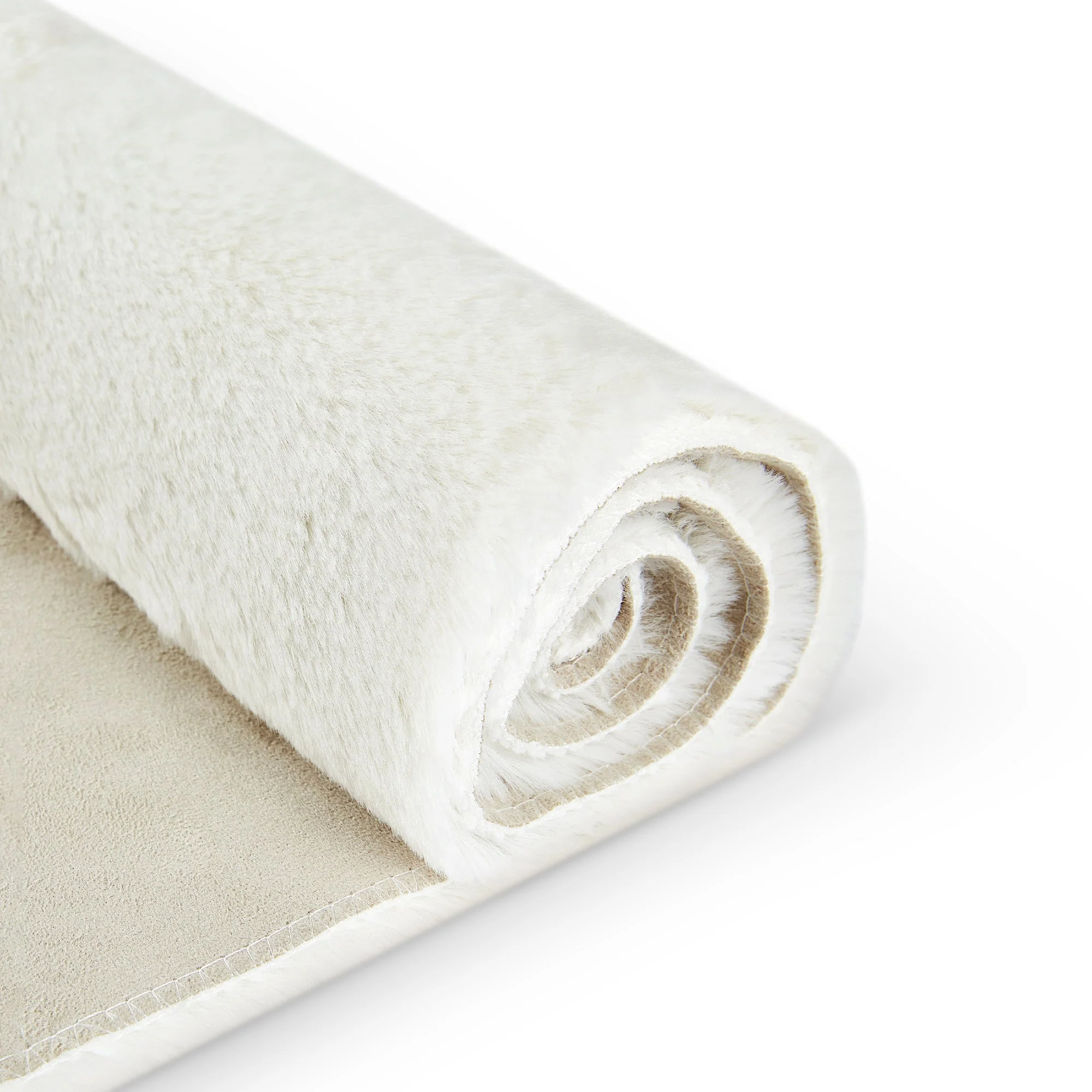 Cheer Collection Soft Faux Rabbit Fur Living Room Rug - Image 14