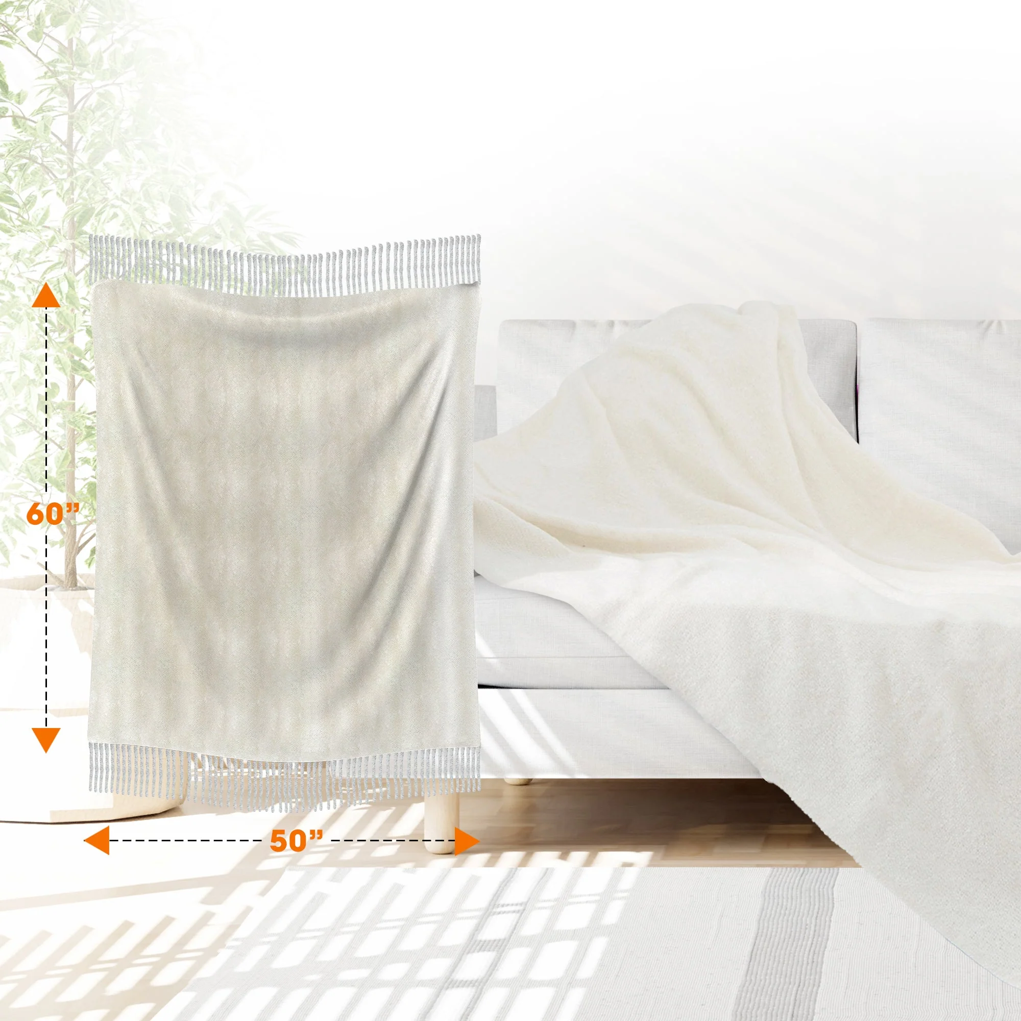 Cheer Collection Ultra Soft Knit Throw Blanket | 100% Acrylic Accent Throw - 50 x 60 inches - Image 18