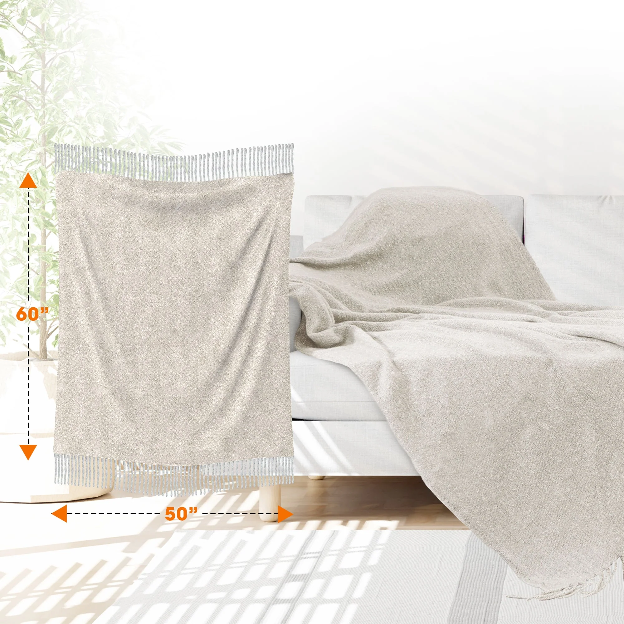 Cheer Collection Ultra Soft Knit Throw Blanket | 100% Acrylic Accent Throw - 50 x 60 inches - Image 25